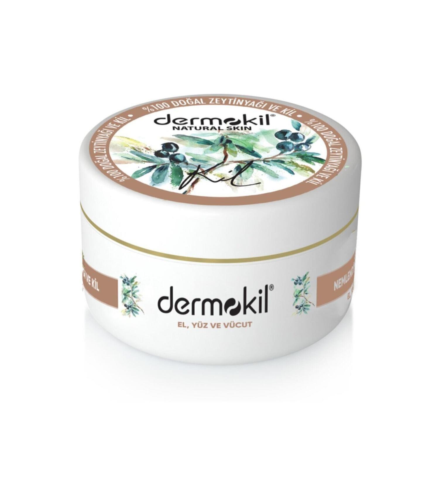 Dermokil Hand and Face Cream Olive Oil Clay Extract 300ml - Buy Online on GoSupps.com