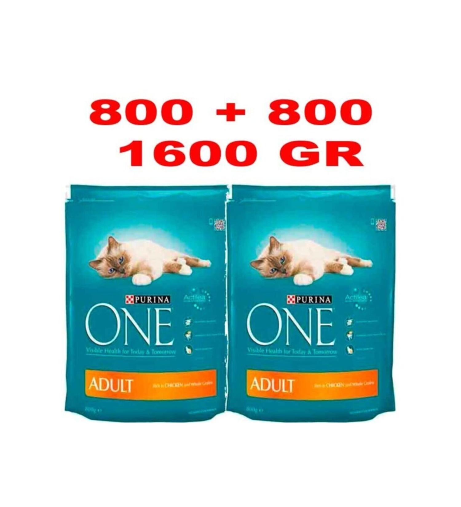 Purina Chicken Adult Cat Food 800 + 800 gr