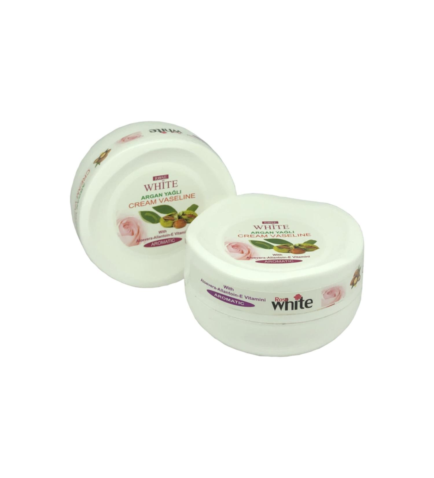 ROSE WHITE 125 Ml. Argan Oil Cream Vaseline