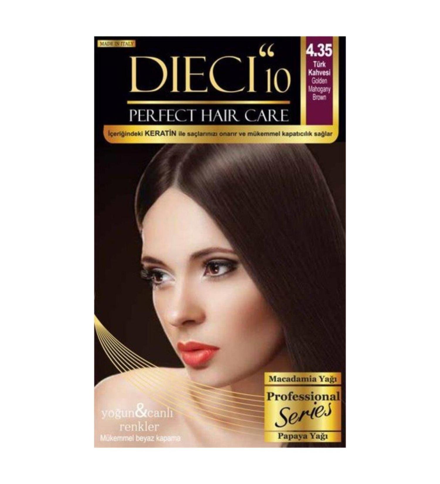 Dieci Hair Dye 4.35 Turkish Coffee