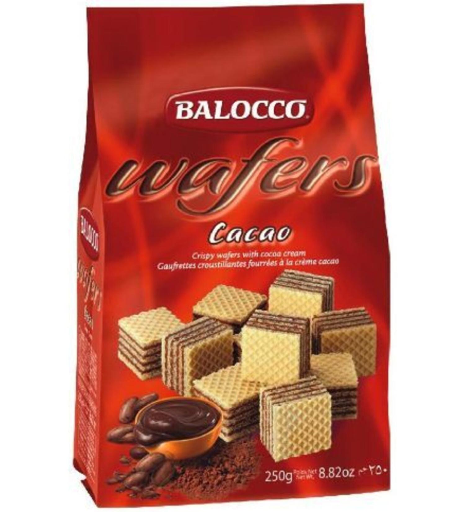 Balocco Cubes Cocoa Wafers 250 Gr