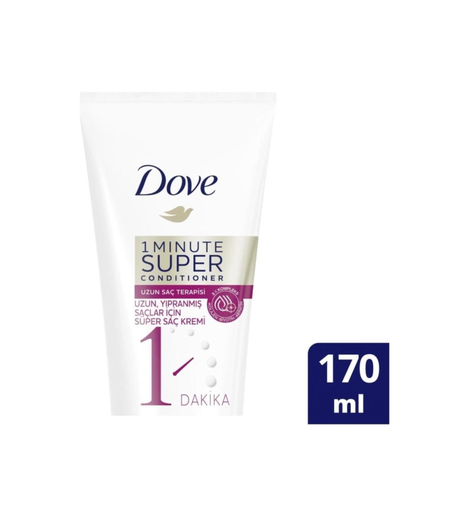 Dove Brand: 1 Minute Long Hair Therapy Super Hair Care Cream 170 Ml Category: Hair Conditioner