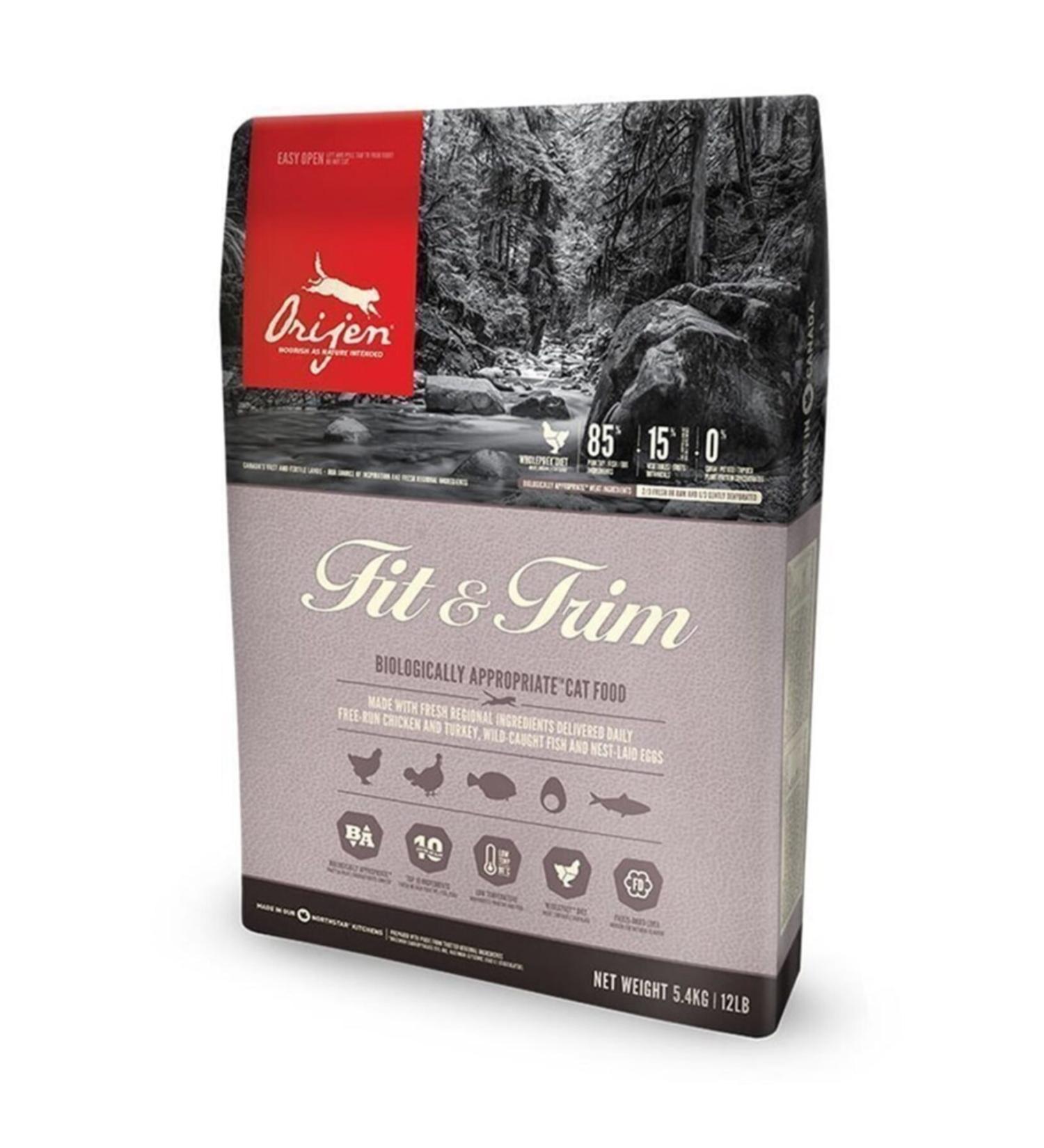 Orijen Fit&Trim Grain-Free Cat Food for Weight Problems 1.8 Kg