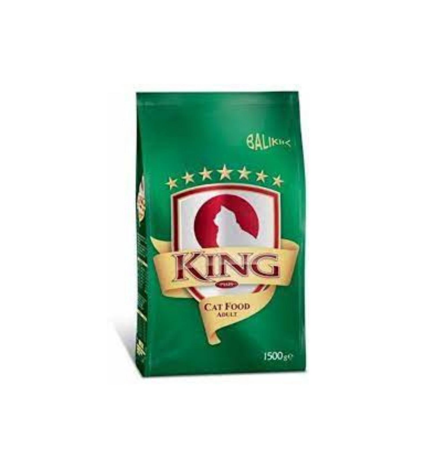 King Adult Cat Fish Cat Food 1.5 Kg