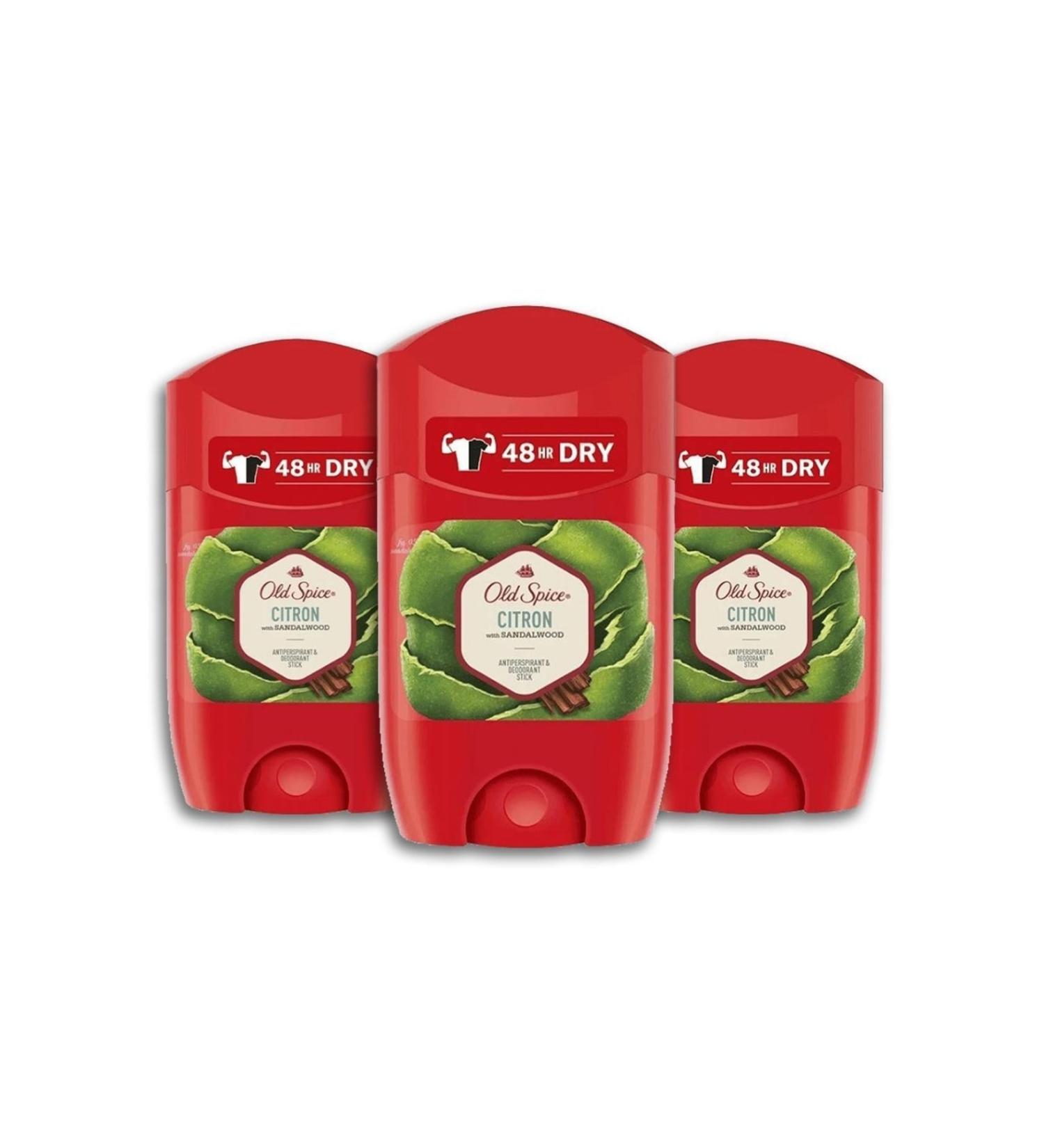 Old Spice Citron Deodorant Stick 50 Ml - 3 Adet