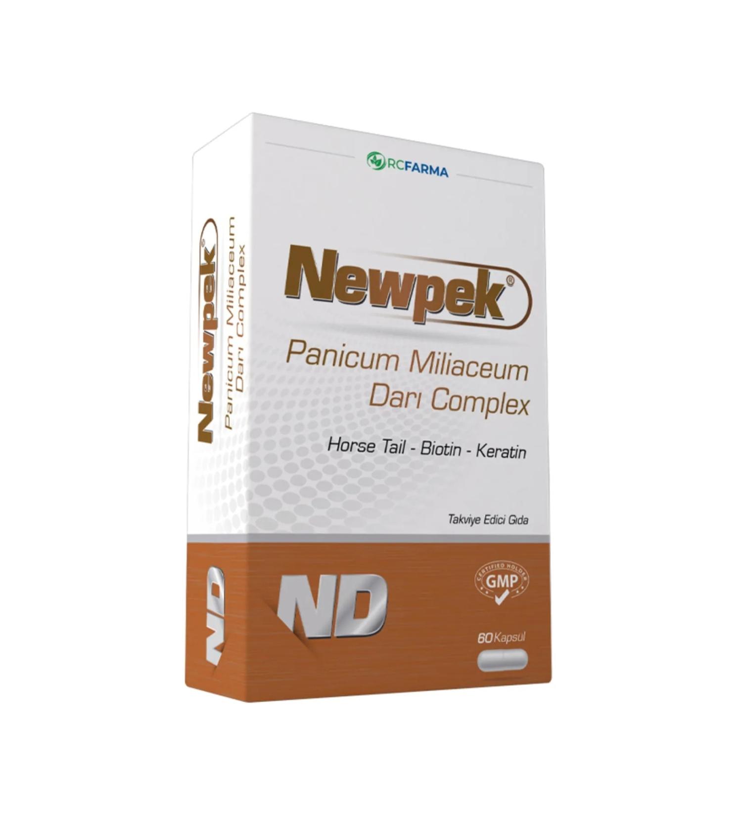 Newpek Panicum Miliaceum Millet Complex 60 Capsules