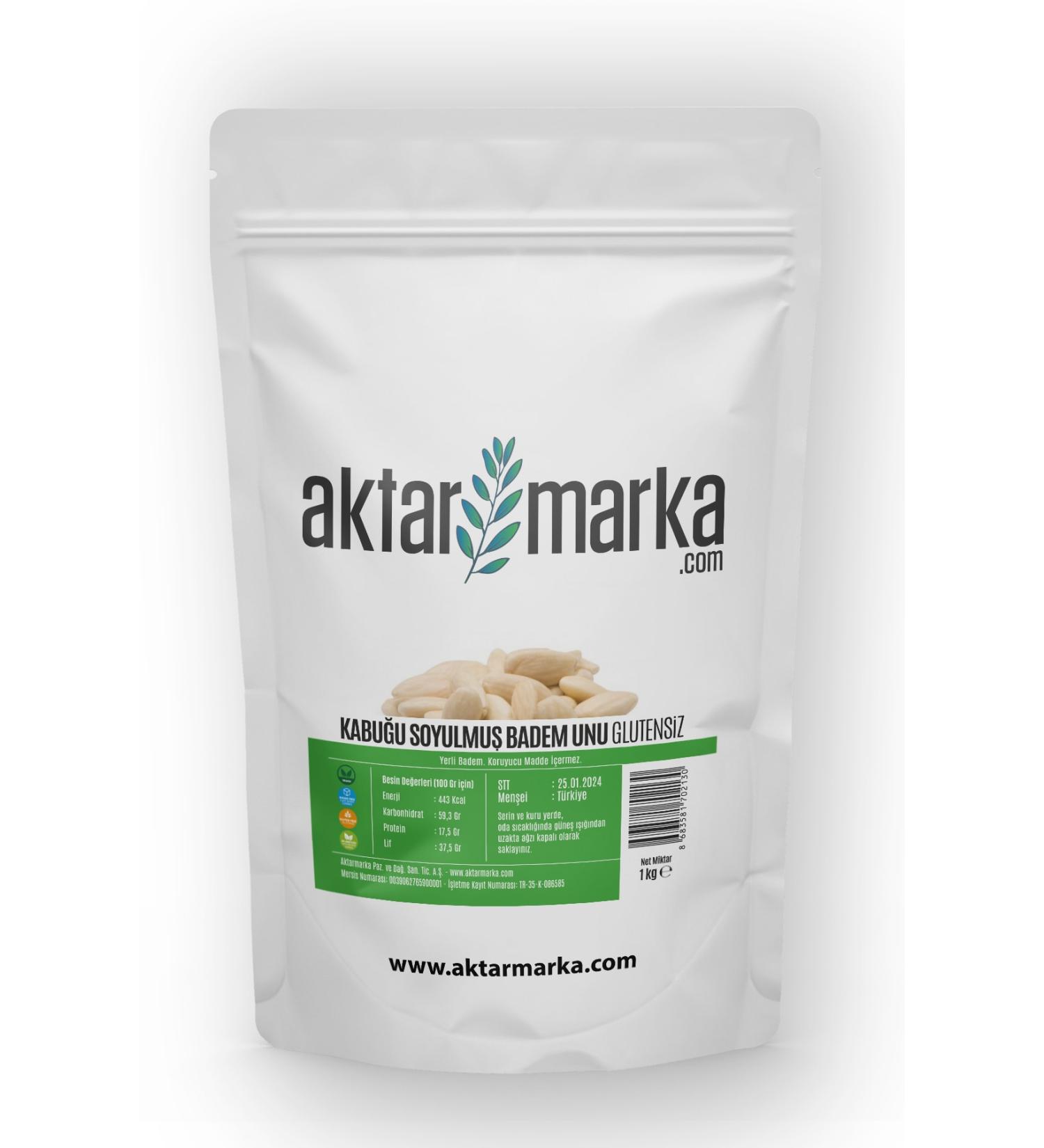 Aktarmarka Peeled Almond Flour Gluten Free 1 Kg