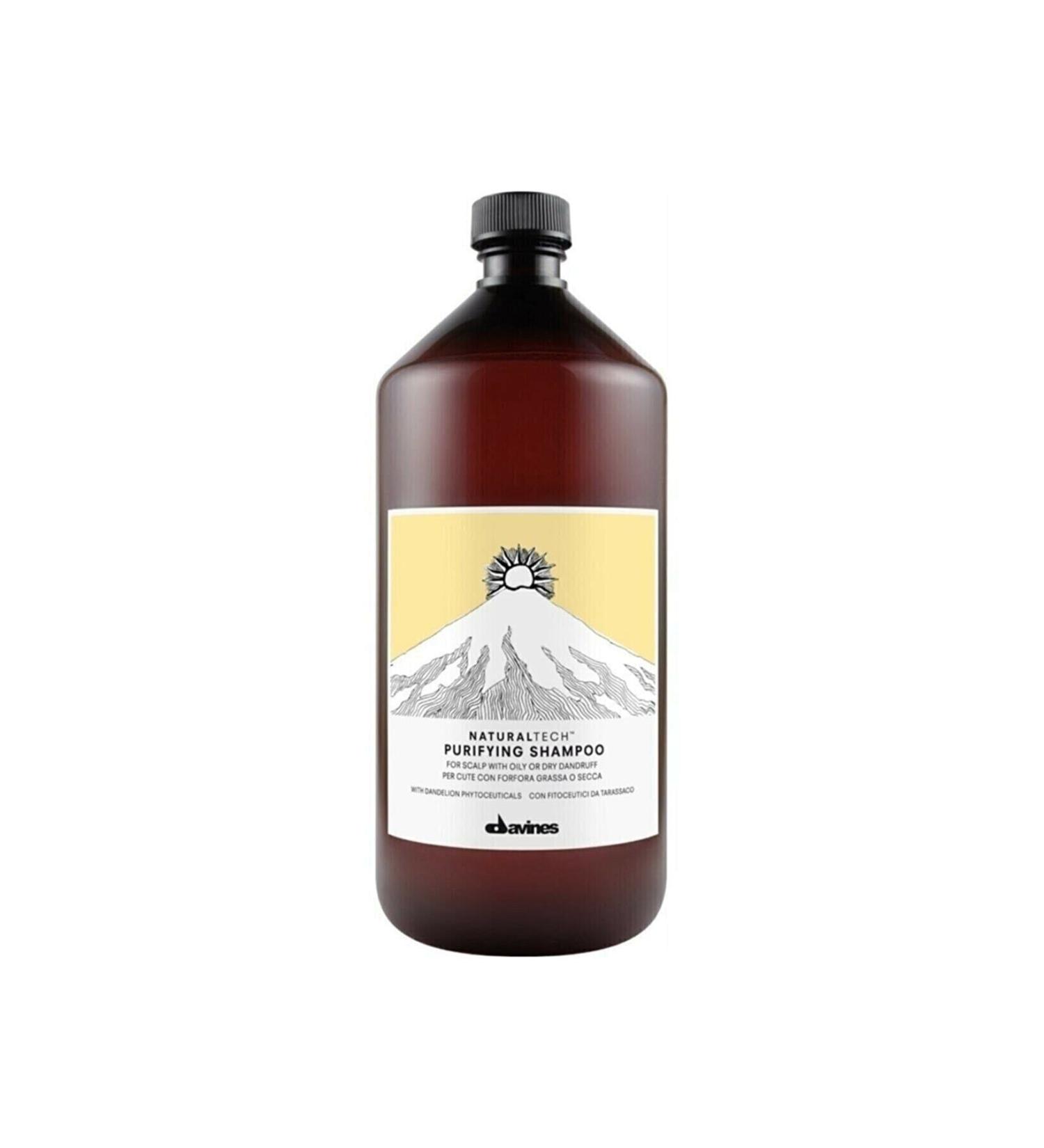 Davines Natural Tech Purifying Anti-Dandruff Shampoo 1000 Million Cosmetic