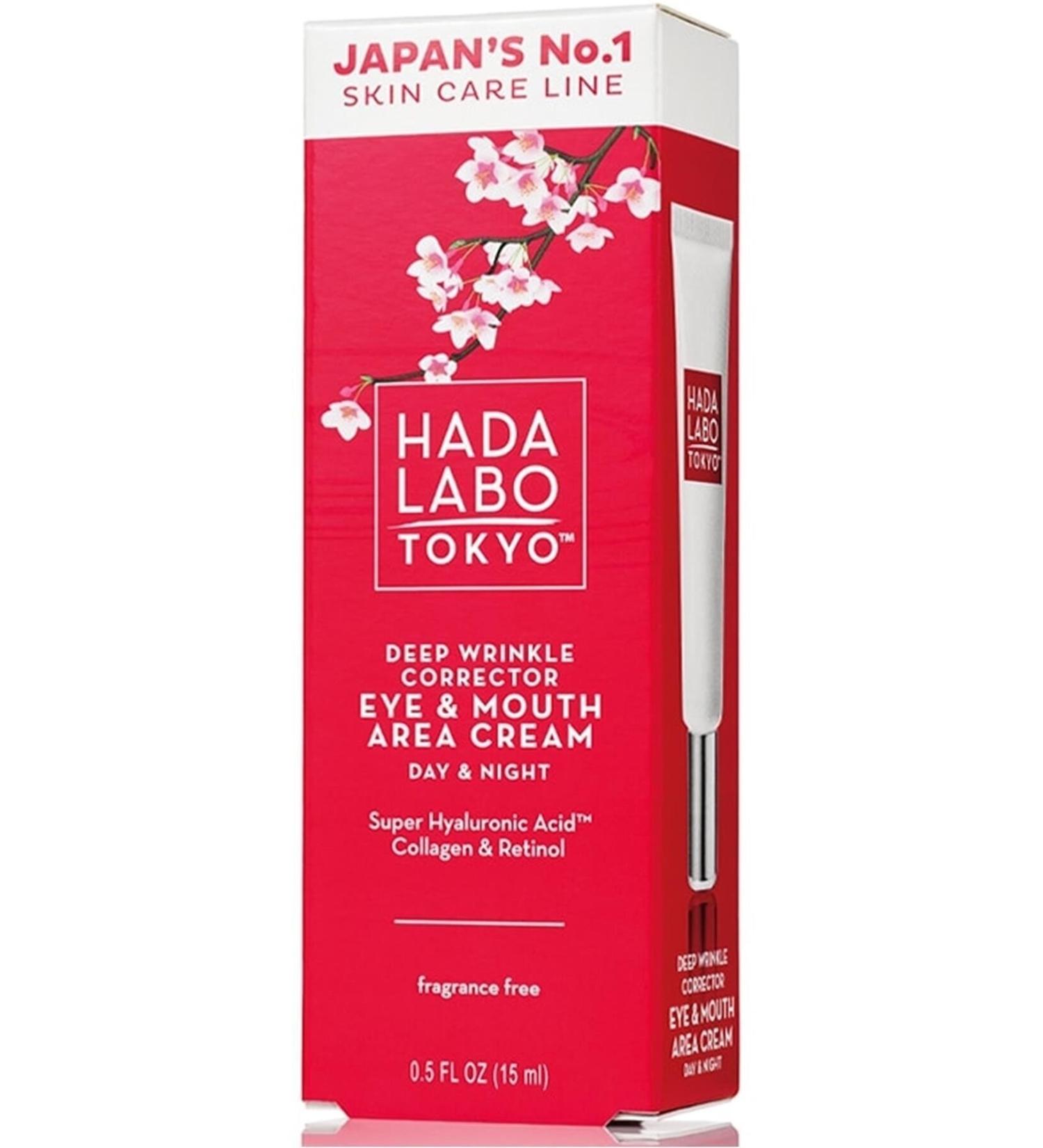 Hada Labo Tokyo Eye and Mouth Contour Anti-Wrinkle Cream 15 Ml