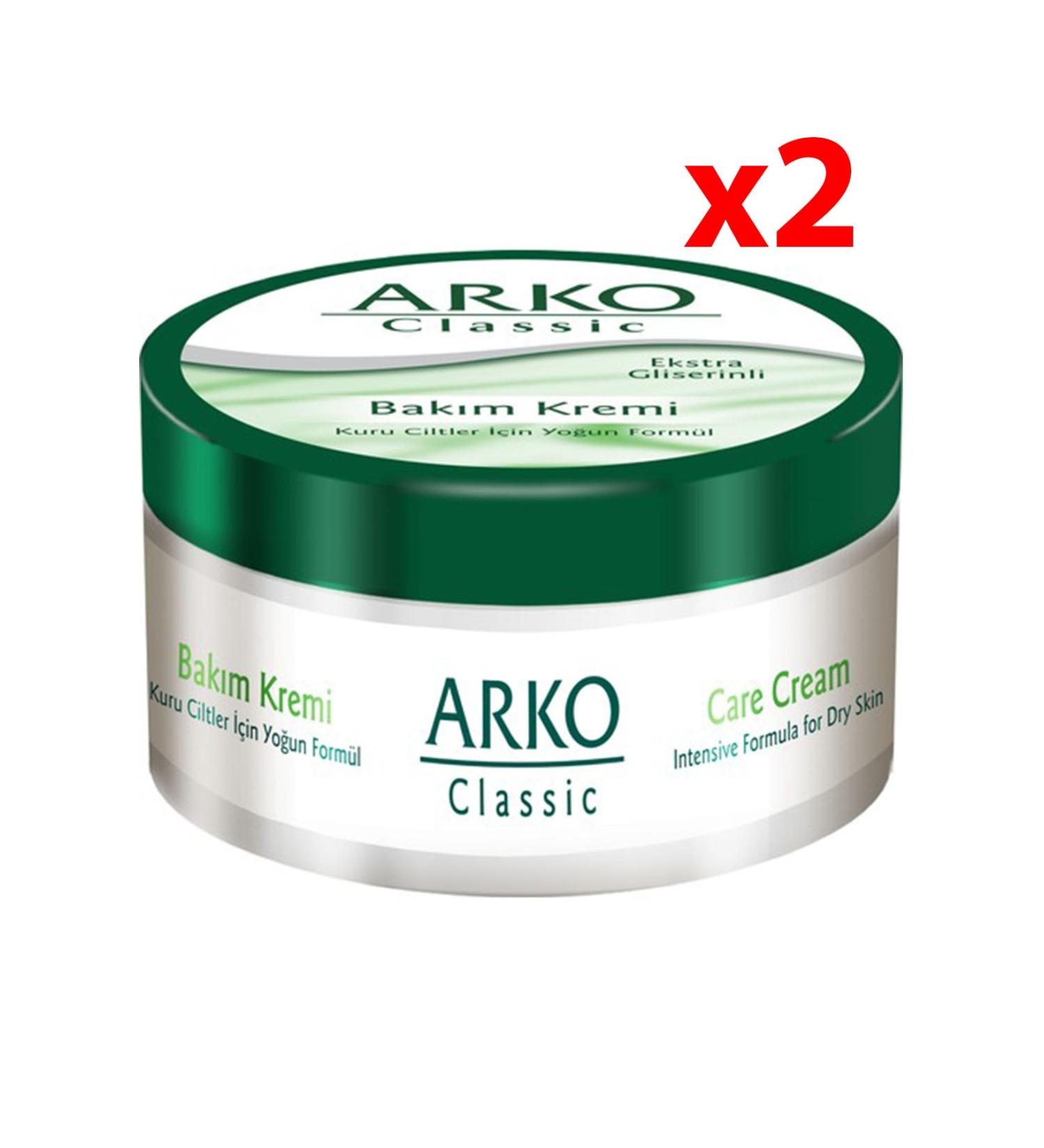 Arko Nem Classic Care Jar Cream 250 ml - 2 Pieces