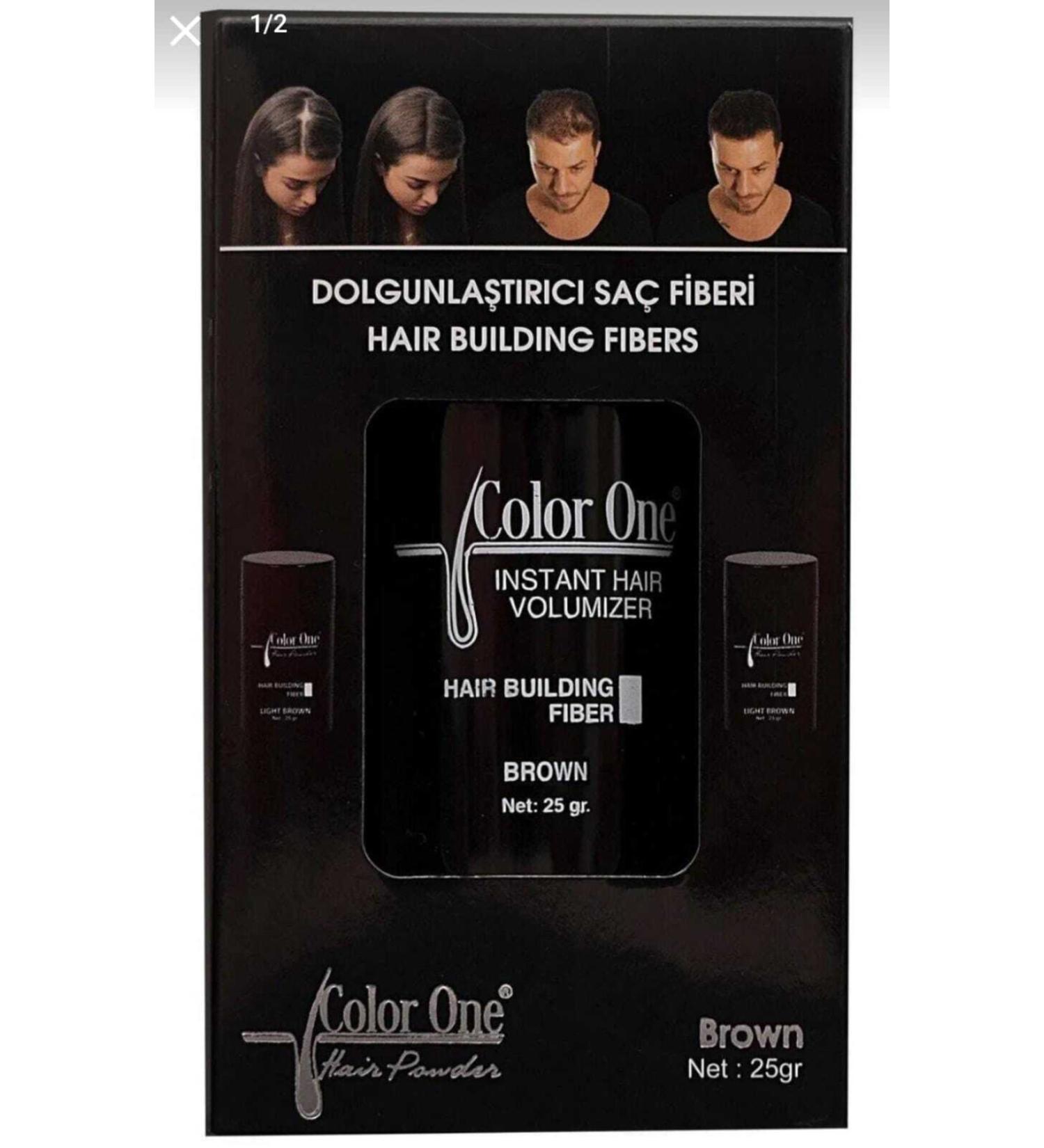 Cans n Building Fibers Brown Volumizing Hair Fiber Brown Topik 25g