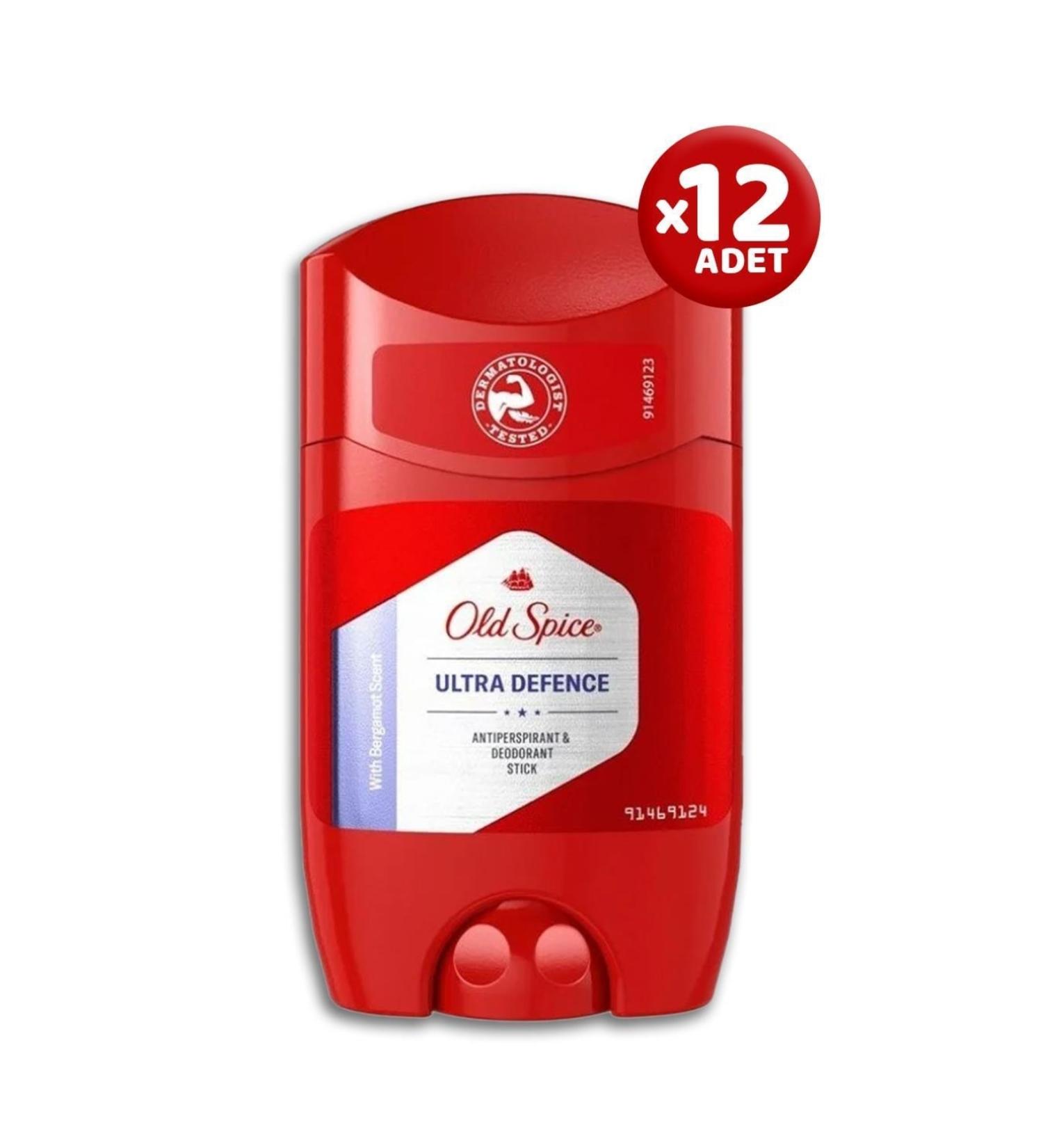 Old Spice Ultra Defense Deodorant Stick 50 Ml - 12 Pieces