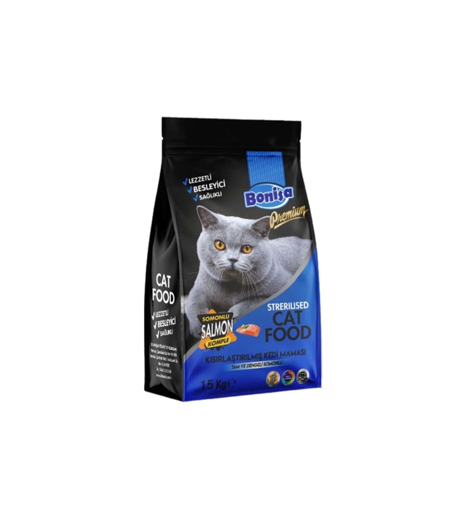 Bonisa 1.5 Kg Premium Cat Food Sterilised