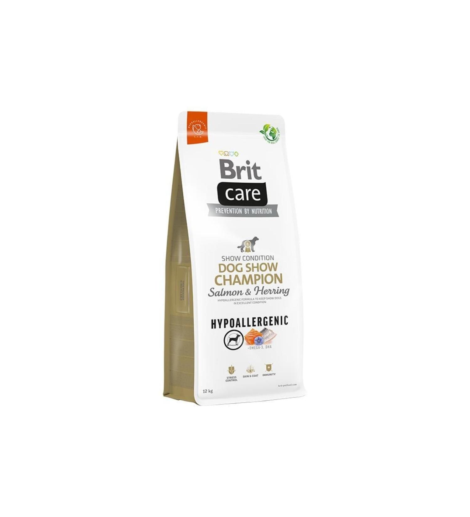Brit Care Care Dog Show Champion Adult Dog Food with Salmon and Herring 12kg