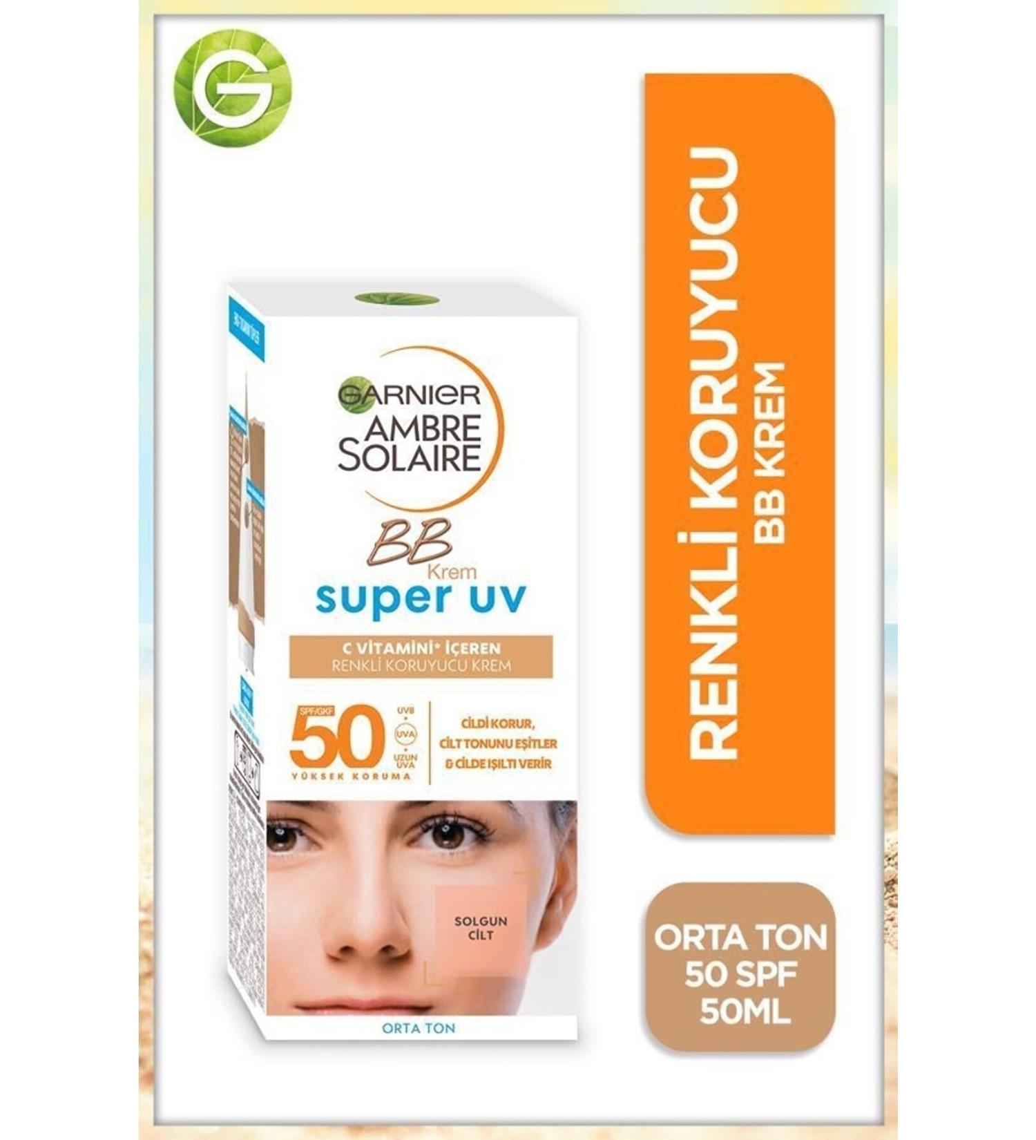 Garnier Color Protection BB Cream - Medium Tone 50spf 50ml - Buy Online on GoSupps.com