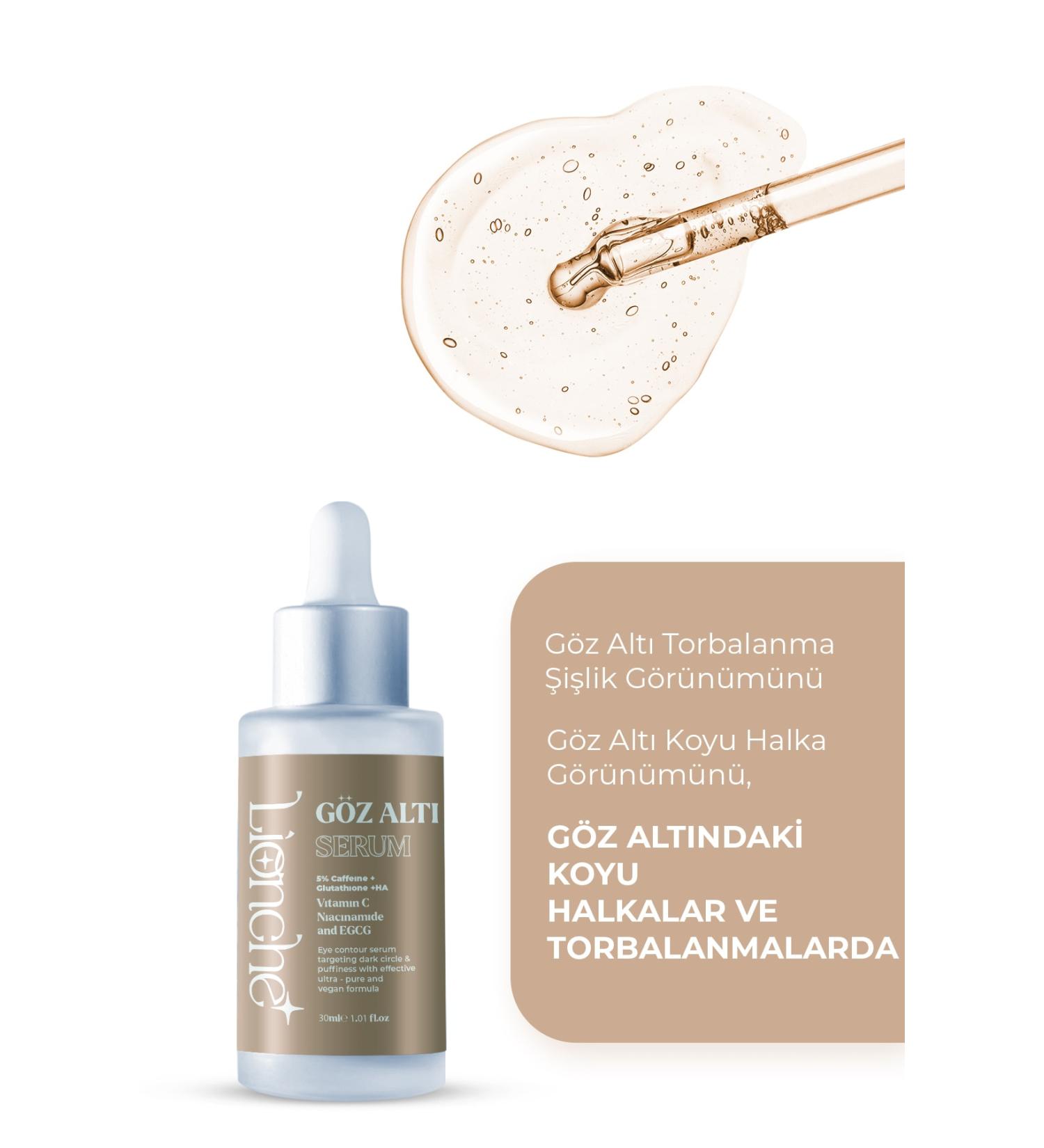 lionche Antioxidant Formula Serum Proven to be Effective on Under Eye Circles & Bags & Dark Circles 30 Ml - Buy Online on GoSupps.com