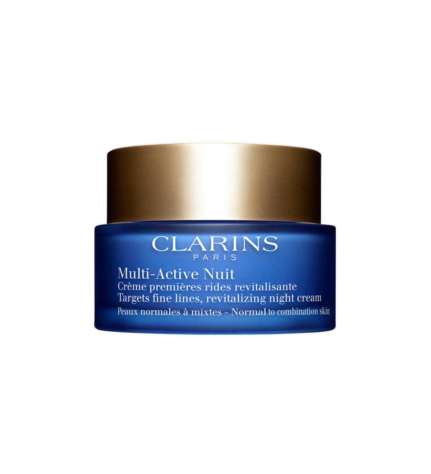 Clarins Multi Active Night Cream Normal Skin - Anti-Aging Night Cream for Normal/Combination Skin 50 Ml