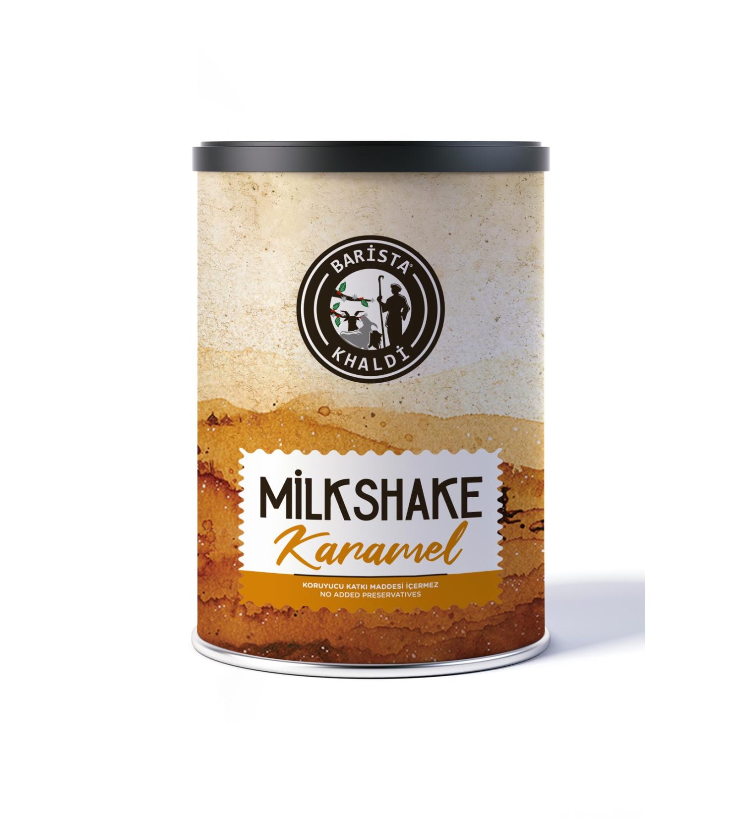 Barista Khaldi Caramel Milkshake Smoothie Frappe Flavored Drink Powder