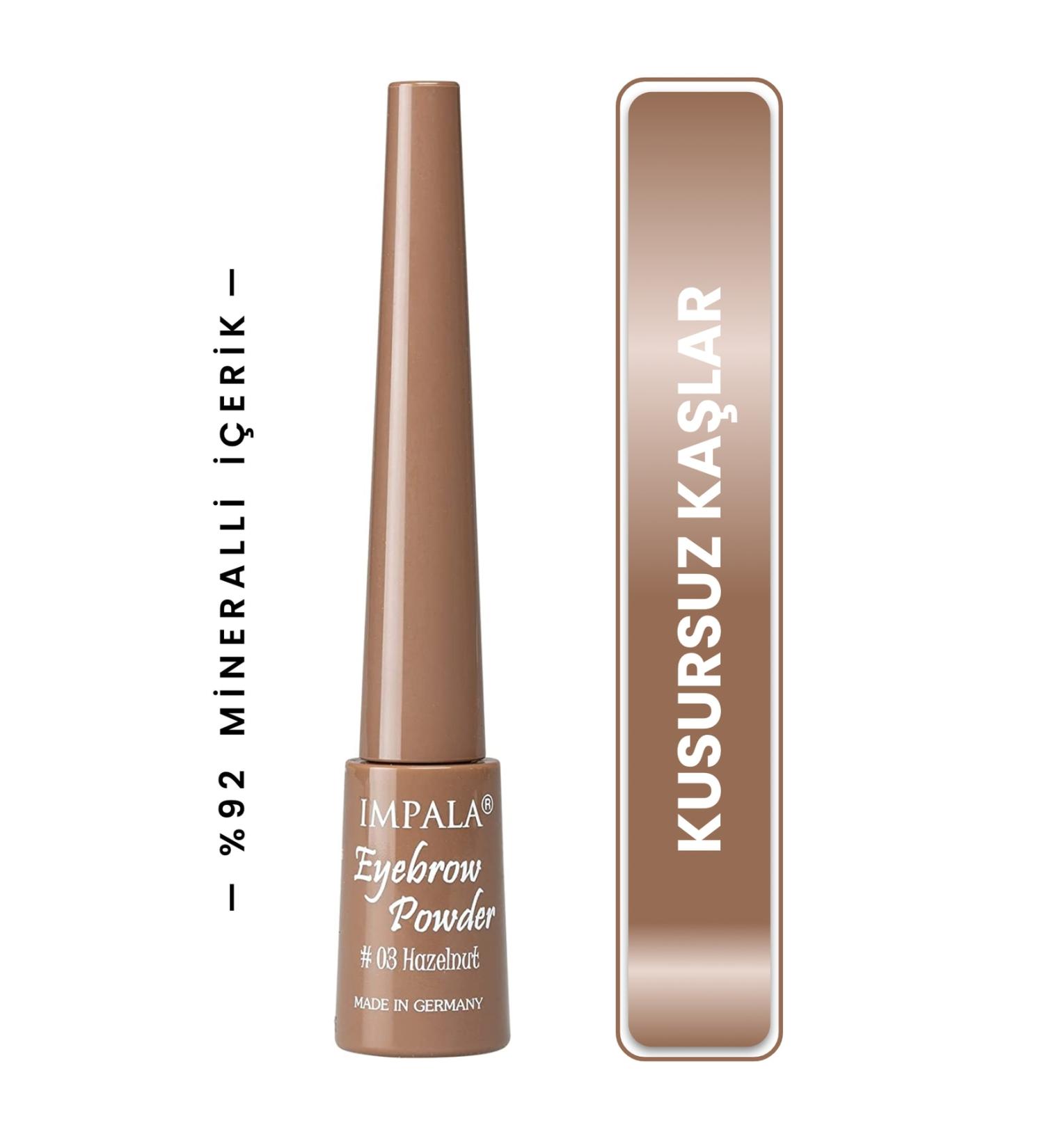 IMPALA IMPLALA Eyebrow Powder - Eyebrow POWDER No: 3 HAZEL NUT - Buy Online on GoSupps.com