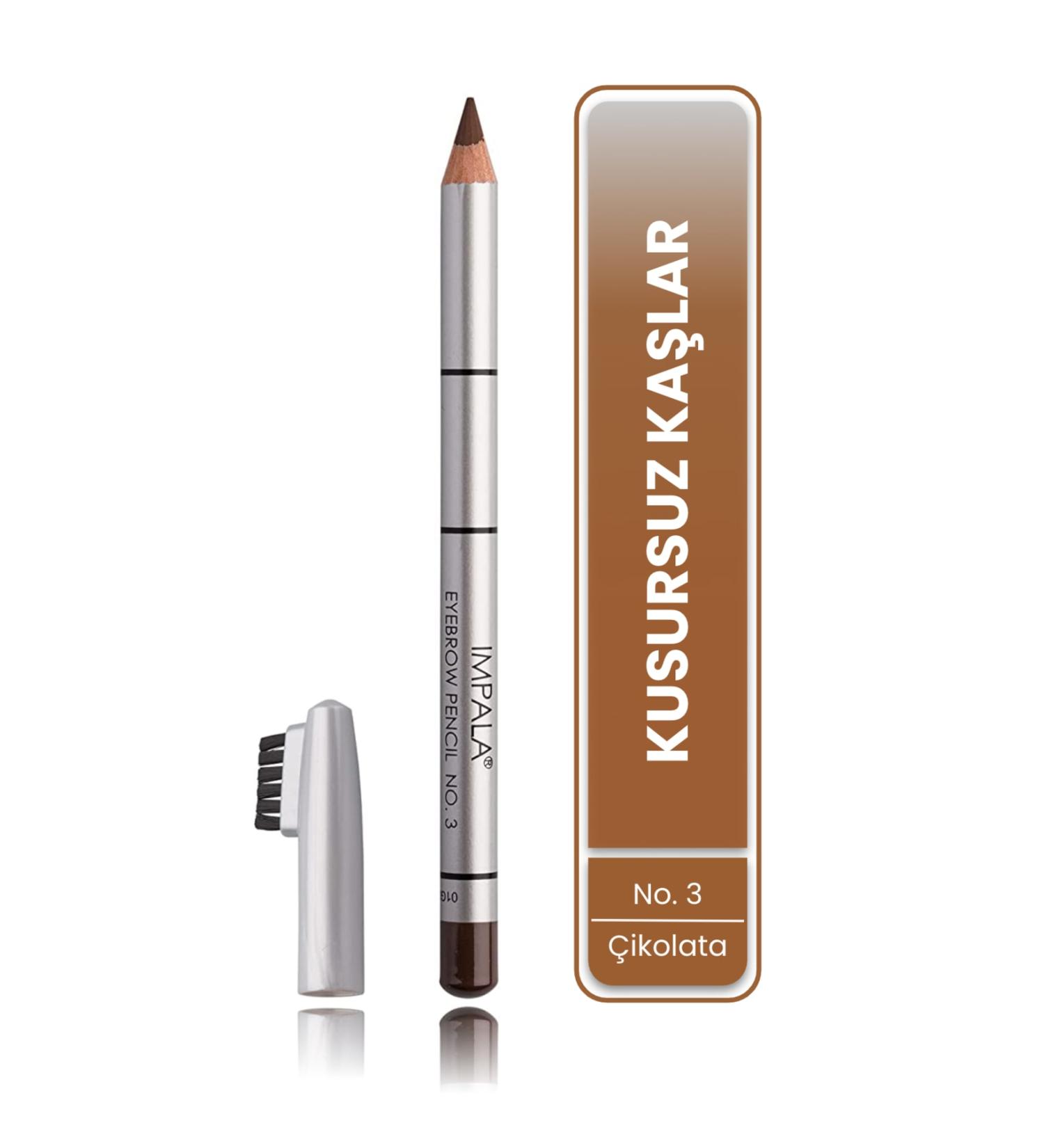 IMPALA Eyebrow Pencil - Eyebrow Pencil No: 3 (Chocolate Brown)