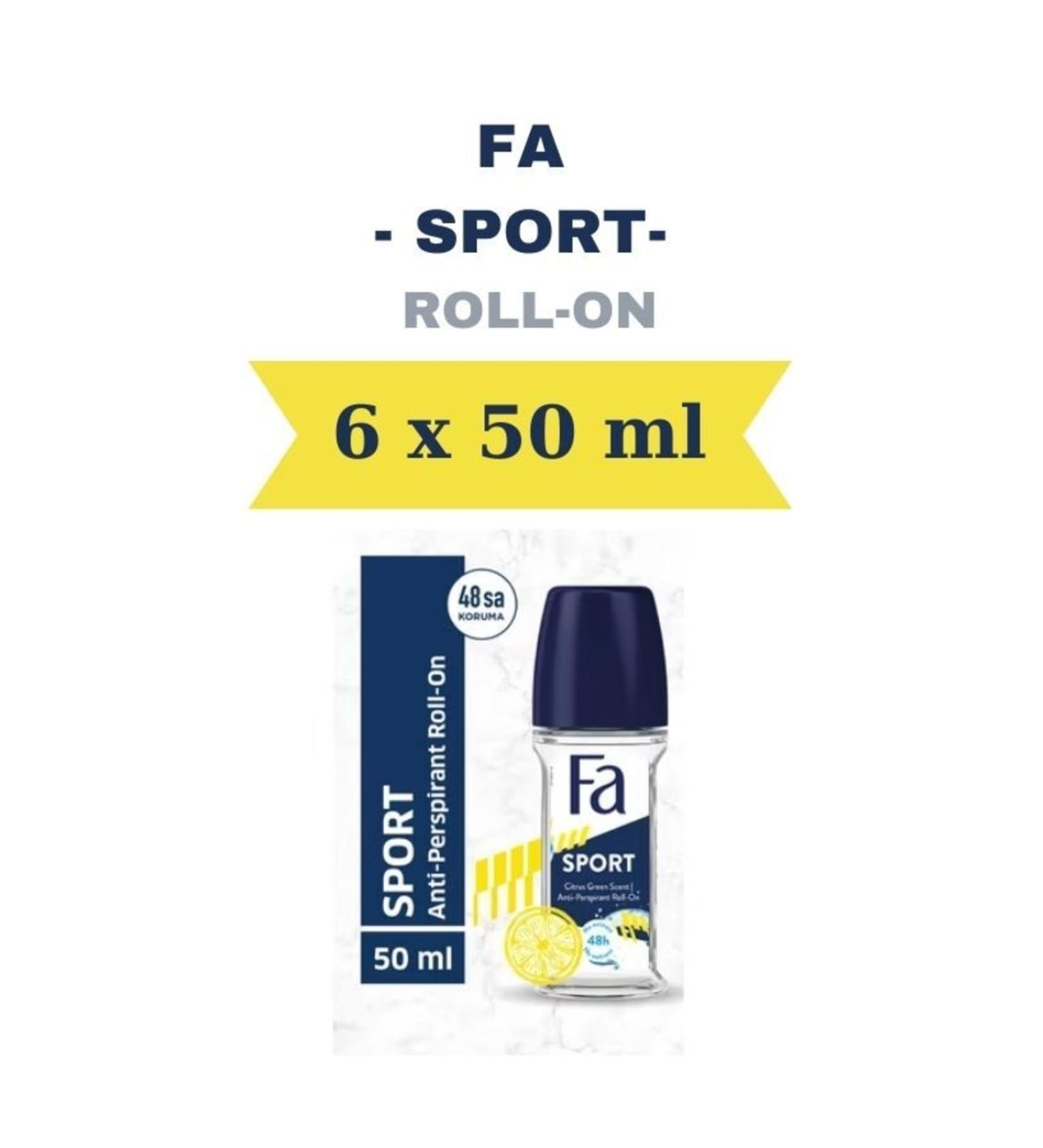 Fa Roll-on Sport - 6x50 Ml