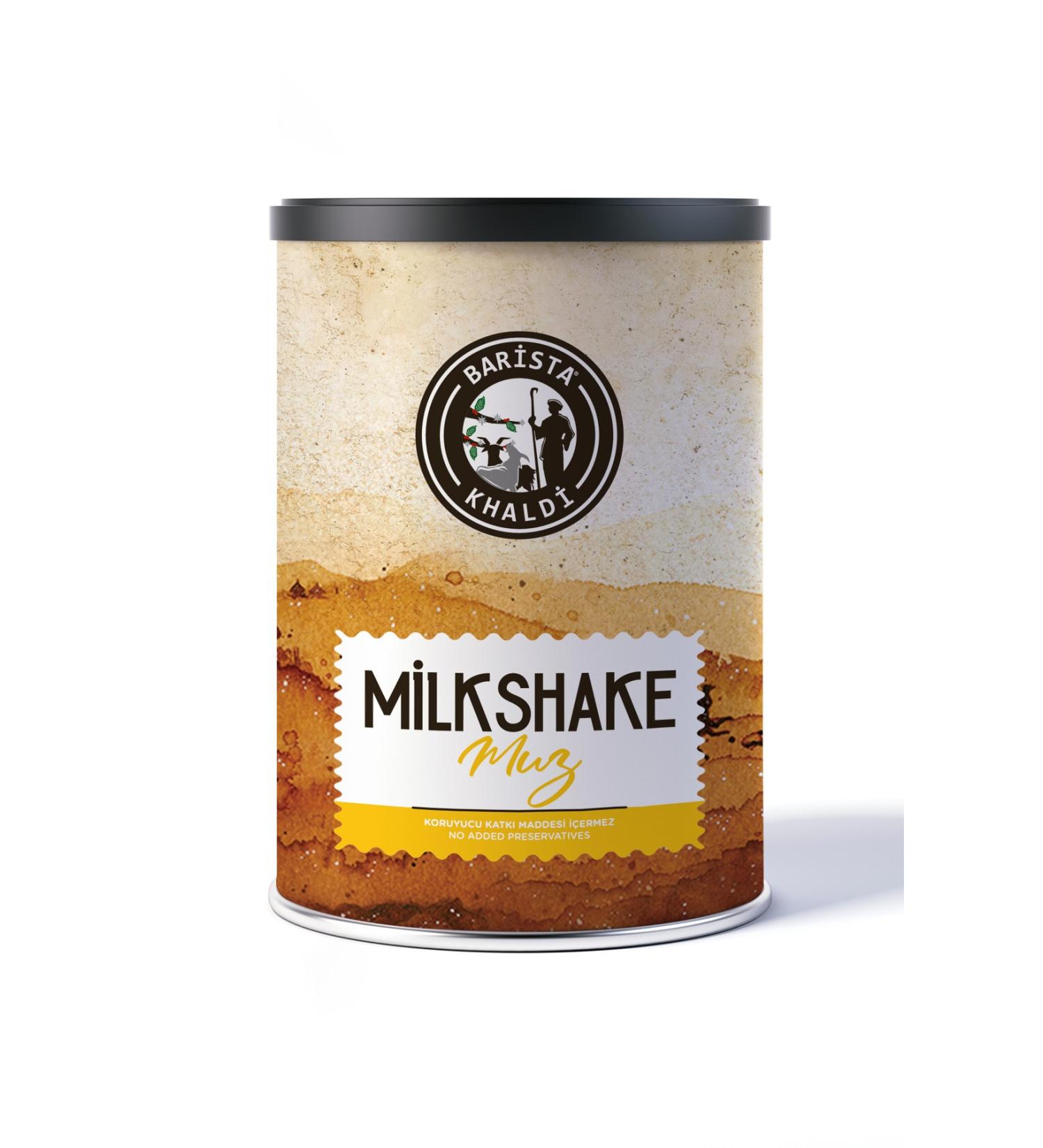 Barista Khaldi Banana Milkshake Smoothie Frappe Flavored Drink Powder