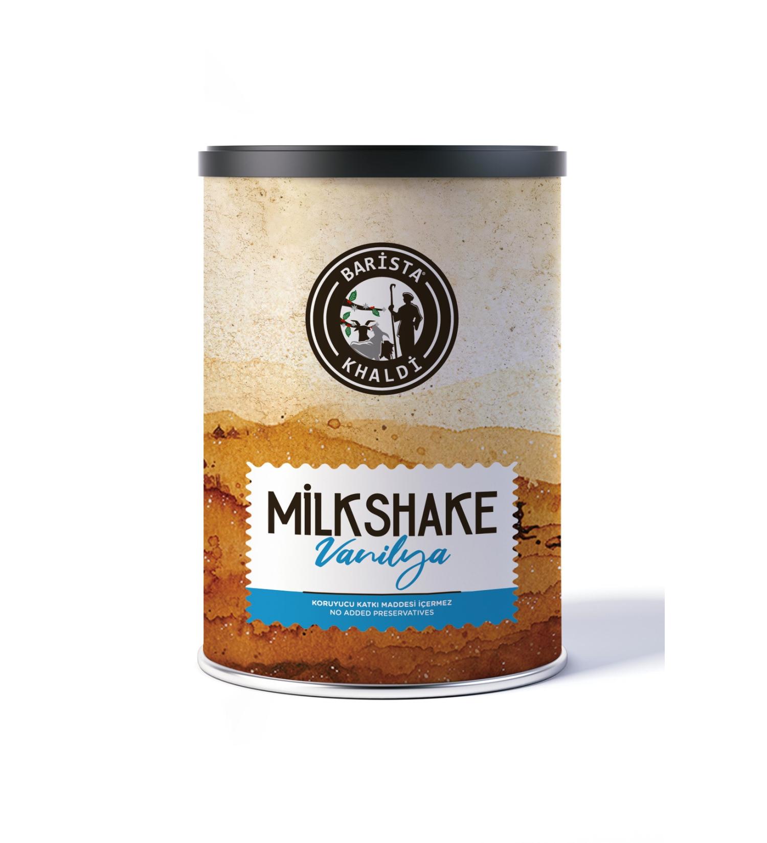 Barista Khaldi Vanilla Milkshake Smoothie Frappe Flavored Drink Powder