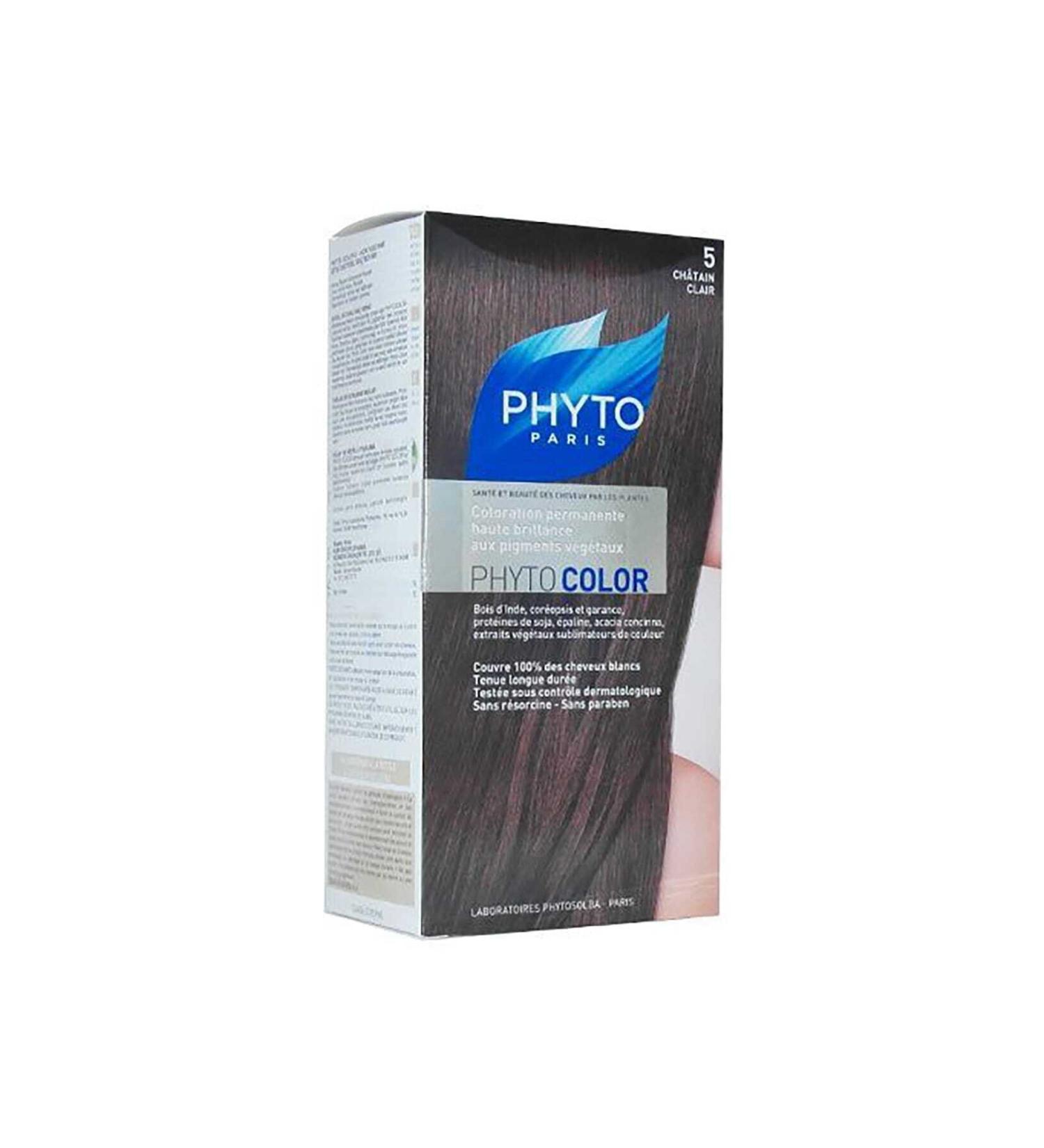 Phyto Herbal Hair Dye - Phytocolor 5 Light Chestnut 0618059109843