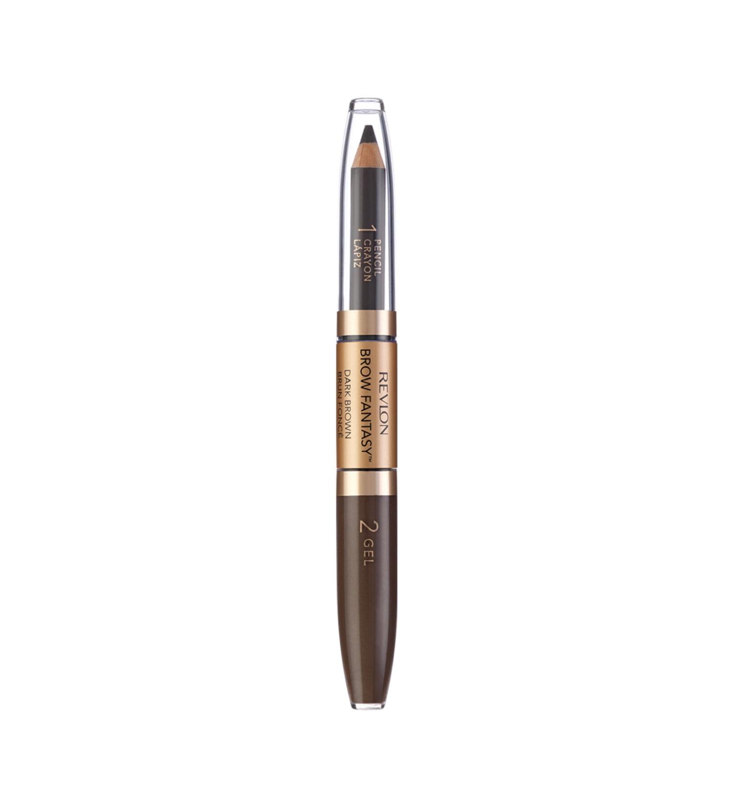 Revlon Brow Fantasy Eyebrow Pencil and Gel Dark Brown 309975764048