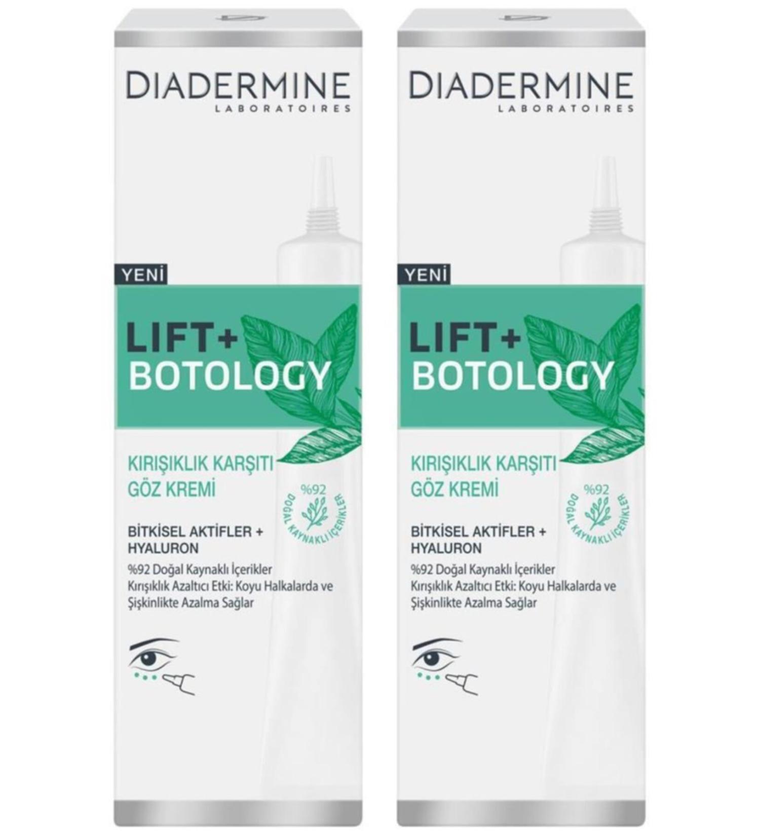 Diadermine Lift+botology Anti-Wrinkle Eye Cream 15 ml 2-pack - Buy Online on GoSupps.com