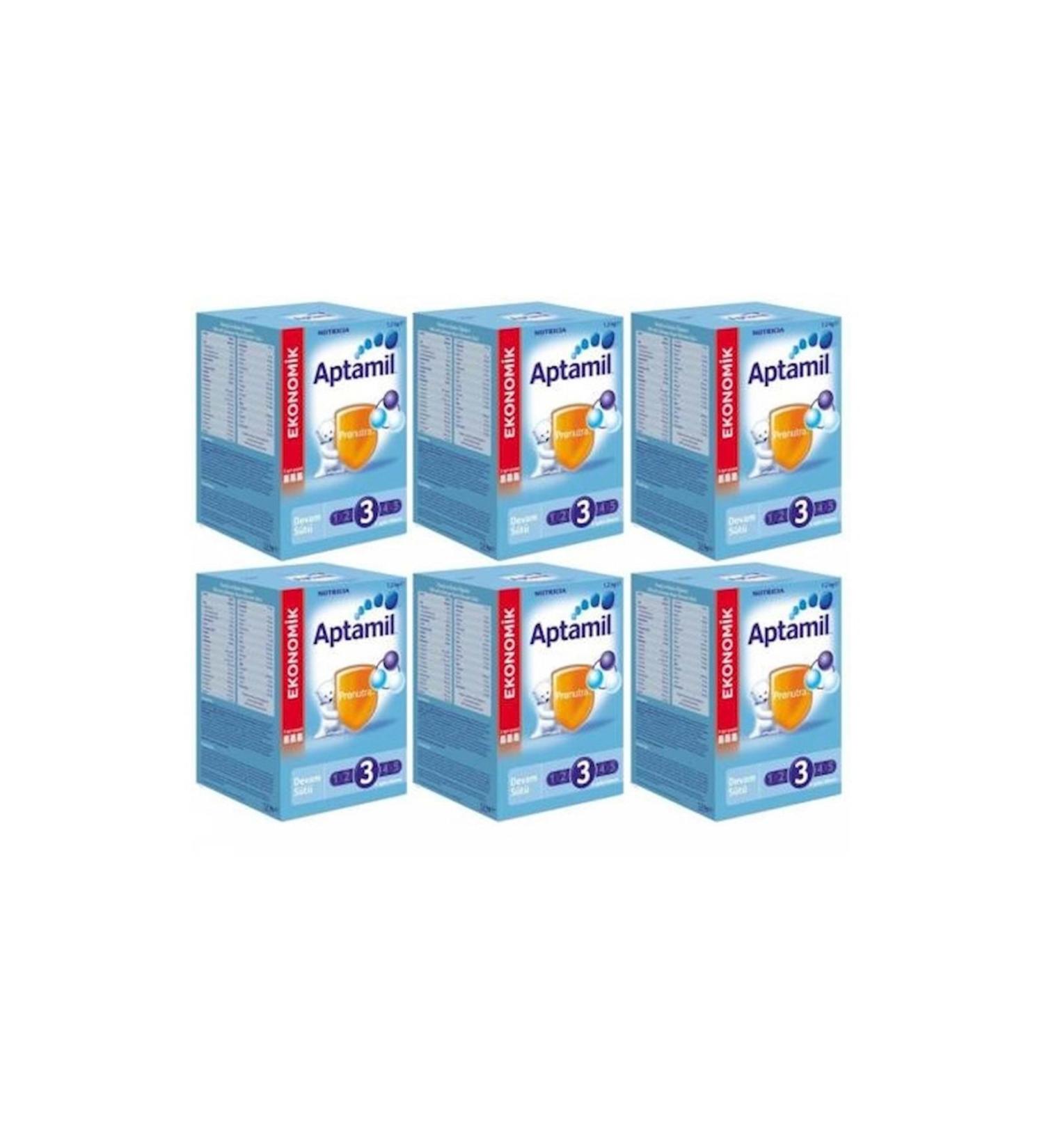Aptamil Nutricia 1200gr Follow-On Milk No:3 (9-12 MONTHS) (SET OF 6)
