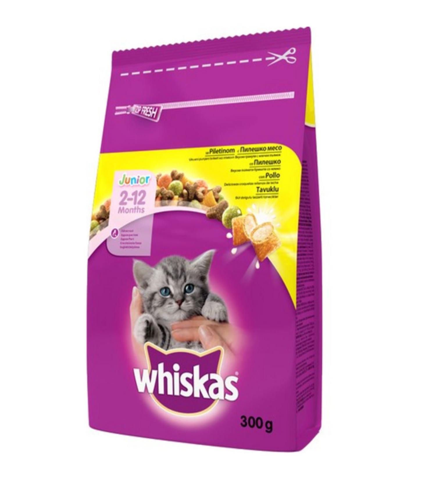 Whiskas Kitten Chicken Dry Cat Food 300 Gr