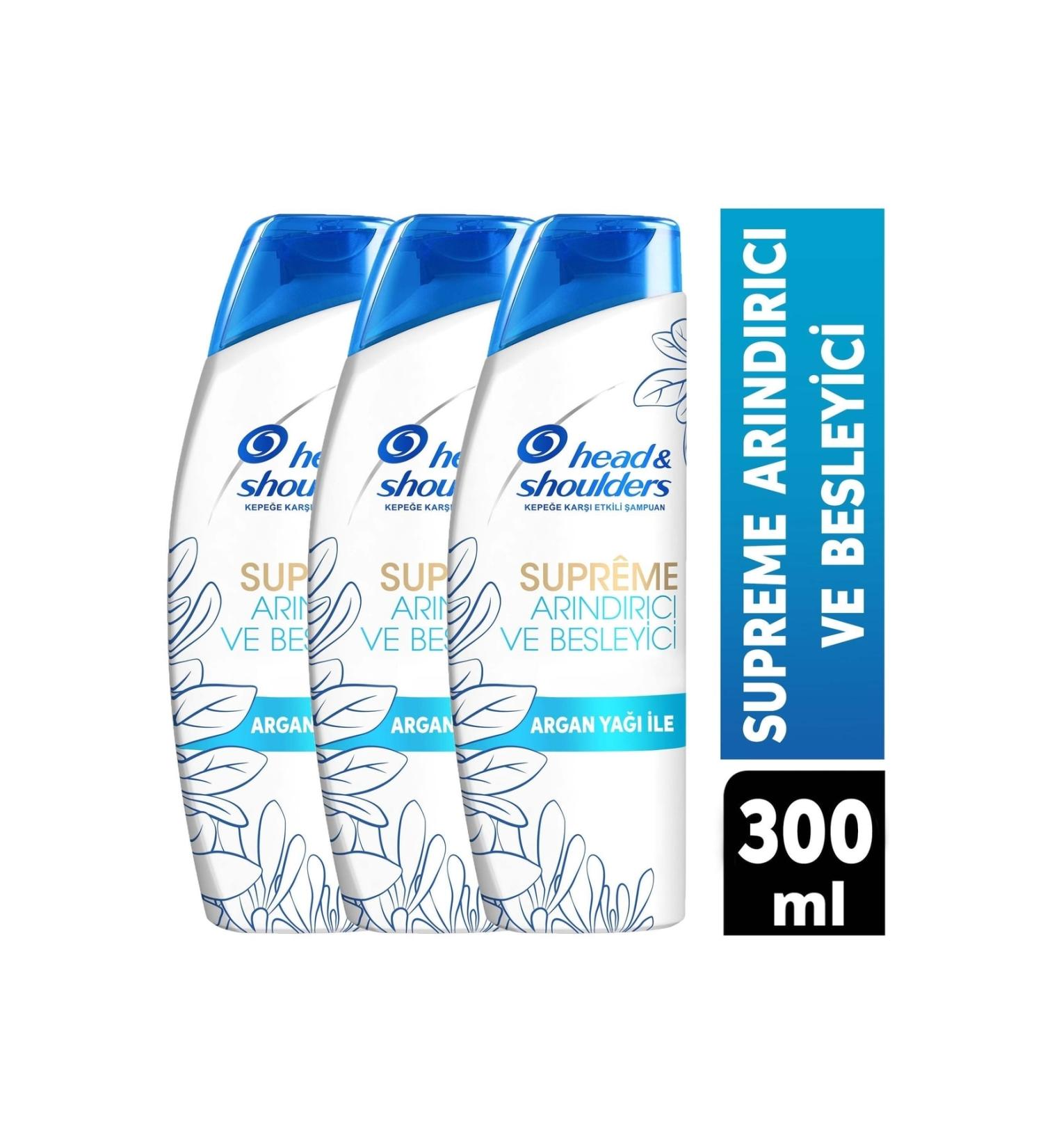 Head And Shoulders Head & Shoulders Supreme Shampoo Purifying 300 Ml X 3 - Buy Online on GoSupps.com