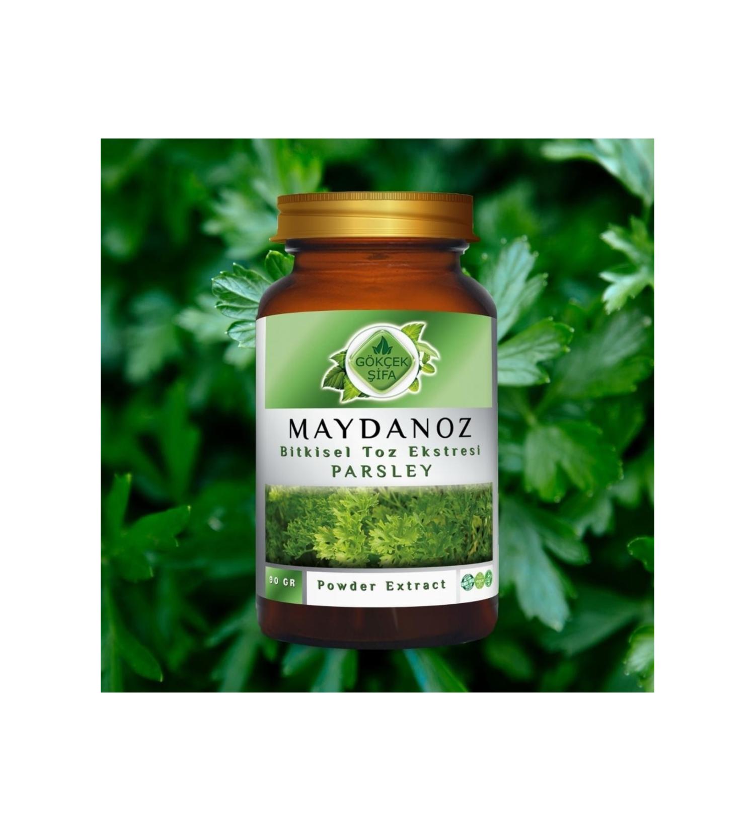 Gokcek Healing Parsley Powder Extract 90 Gr Glass Jar - Buy Online on GoSupps.com