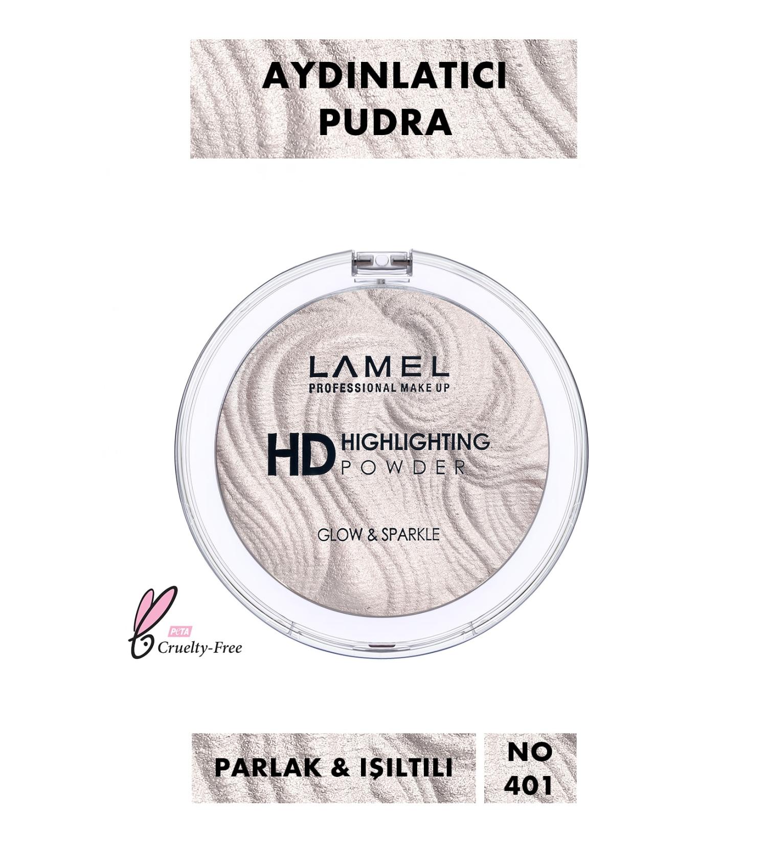 Lamel Cosmetics Lamel HD Powder Highlighting Silver No 401 - Buy Online on GoSupps.com