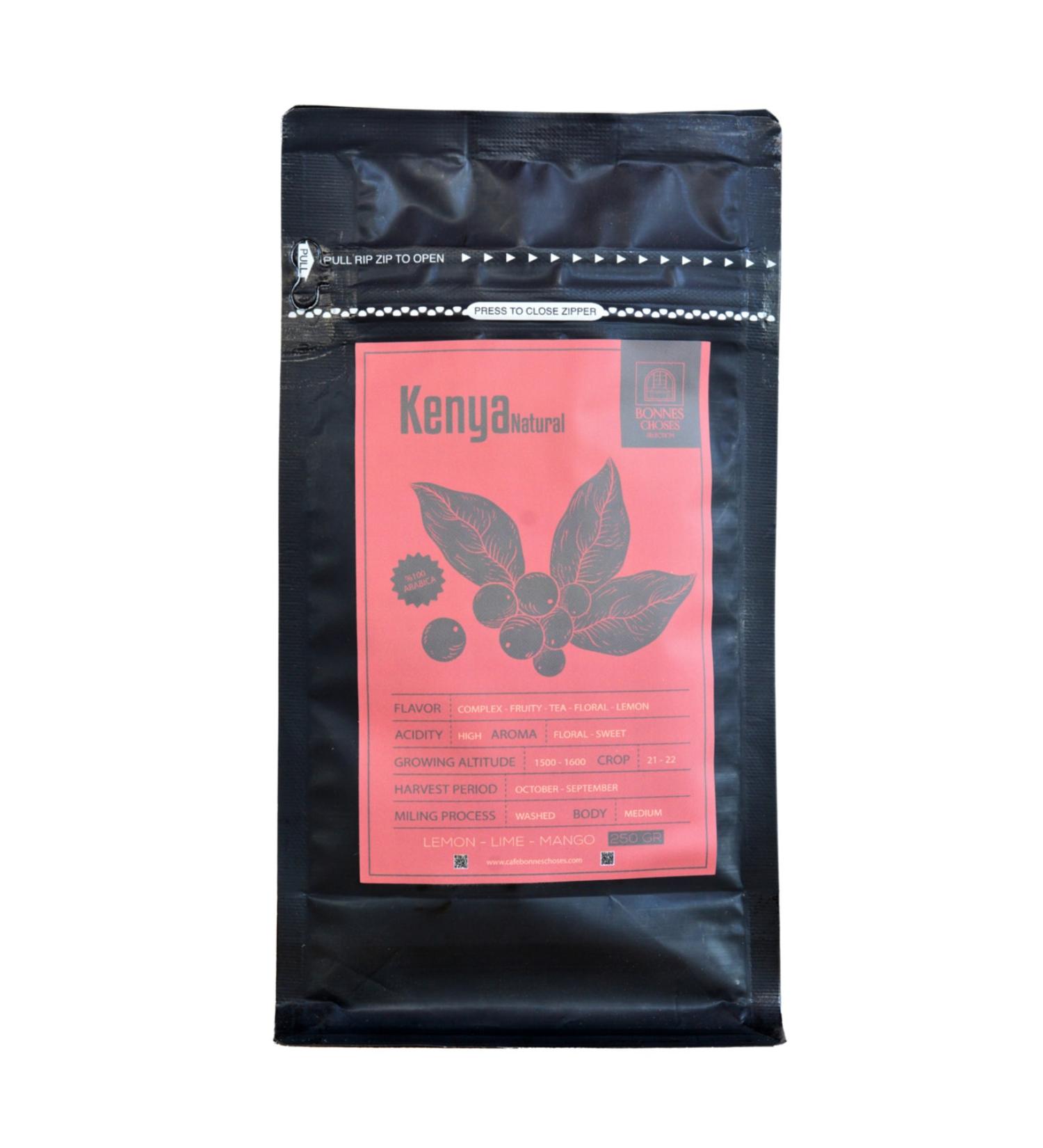 BONNES CHOSES SELECTION Kenya Natural Filter Coffee (4* 250 Gr)