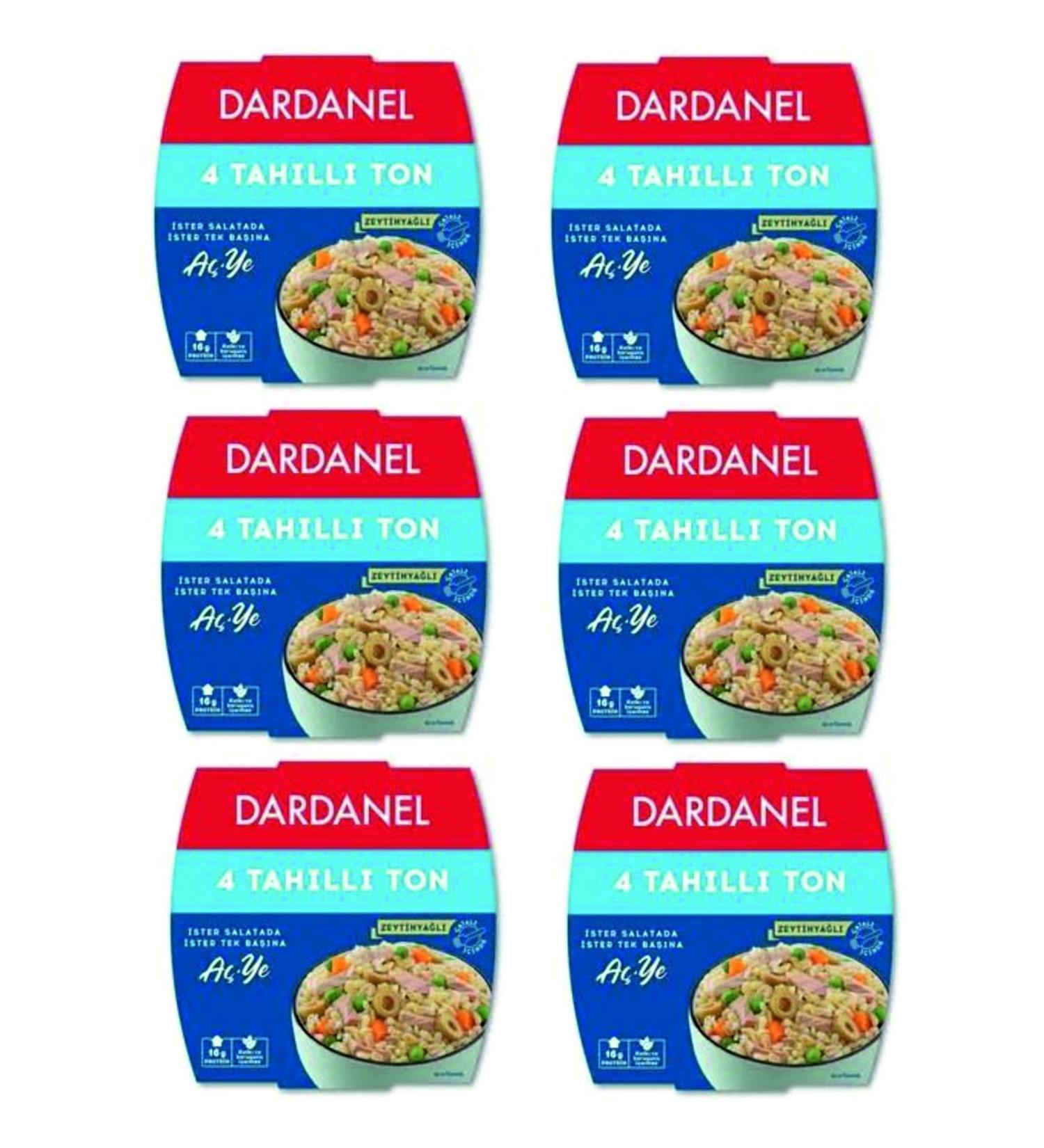 Dardanel 4 Grain Tuna Hungry Eat 160 Gr (6 Pieces)