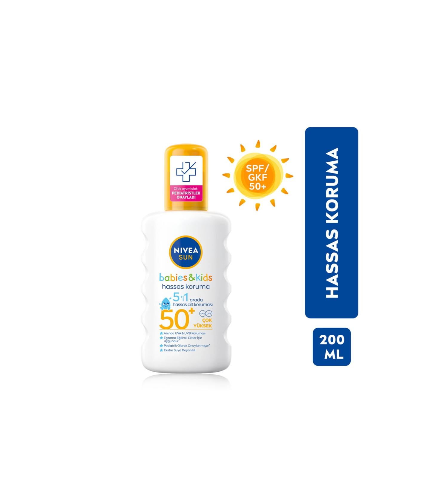 NIVEA Baby Sun&kids Baby Protection&Care Lotion Spf 50+ 200 Ml