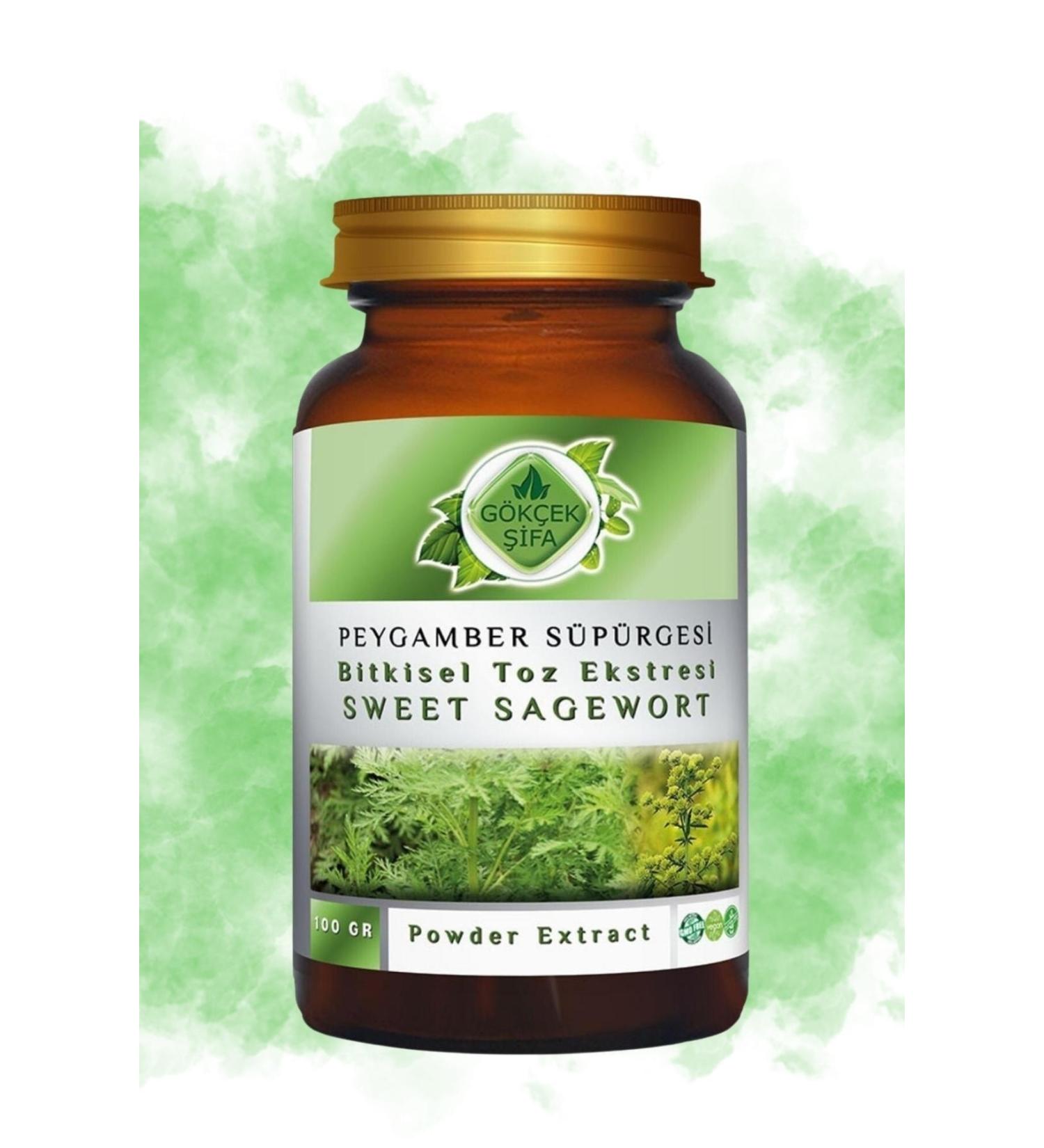 Gokcek Healing Prophet's Broom Powder Extract 100 Gr Glass Jar