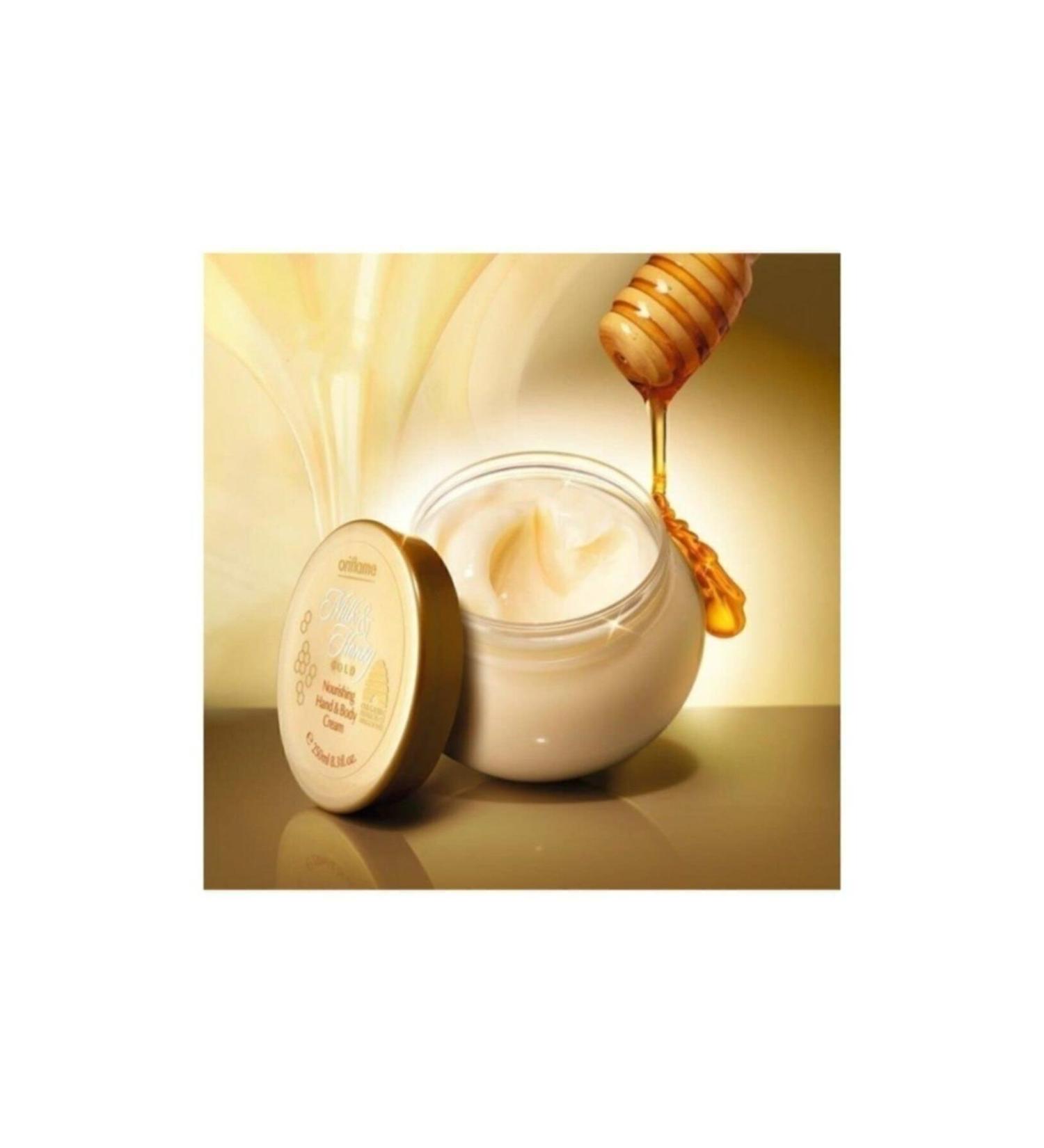 Oriflame Moisturizing Milk & Honey Gold Honey Hand & Body Cream 250 Ml . keuskozmetik010504 - Buy Online on GoSupps.com