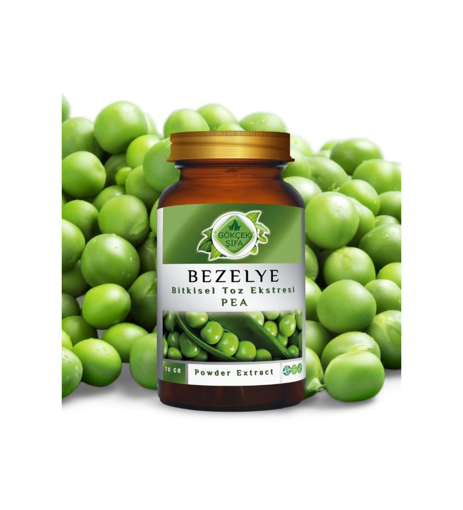 Gokcek Healing Pea Powder Extract 70 Gr. Glass Jar