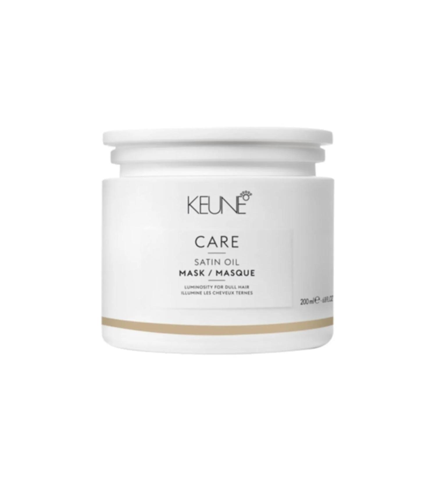 Keune Satin Oil Mask Softening Care Mask for Dry and Lifeless Hair 200 Ml
