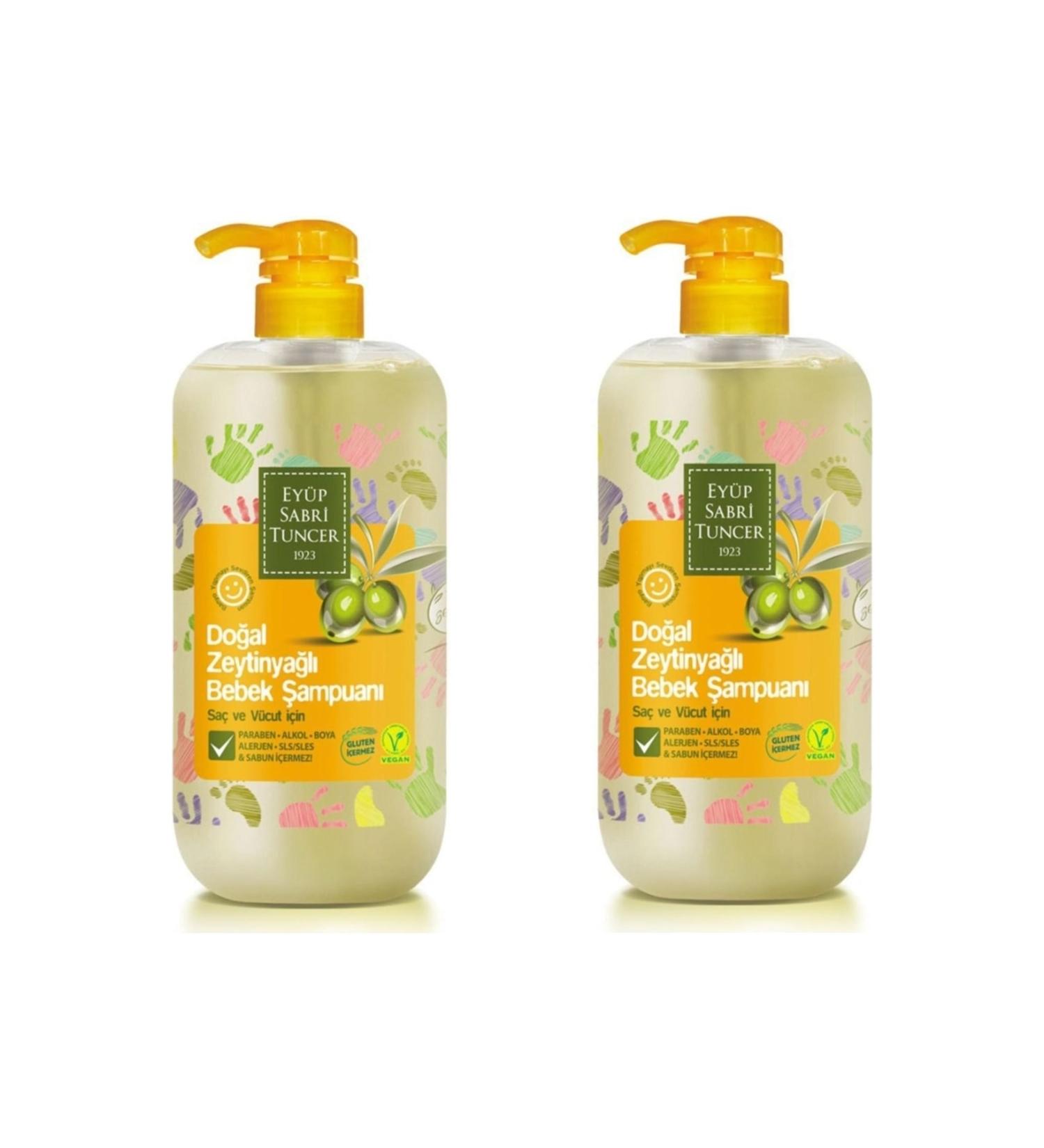 Ey p Sabri Tuncer Natural Olive Oil Baby Shampoo 600 Ml X 2