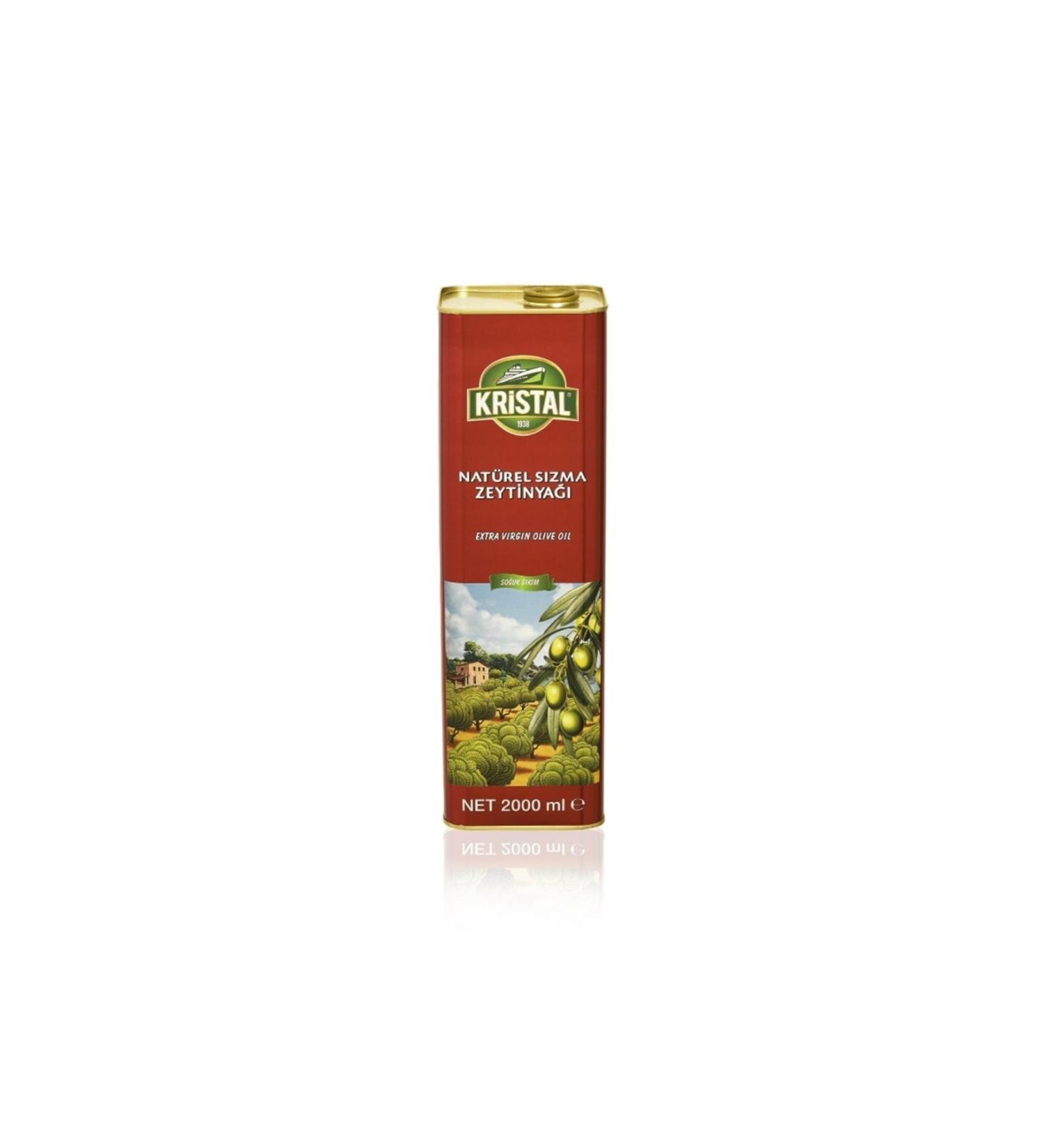 Crystal Natural Extra Virgin Olive Oil 2 L Tin Dg