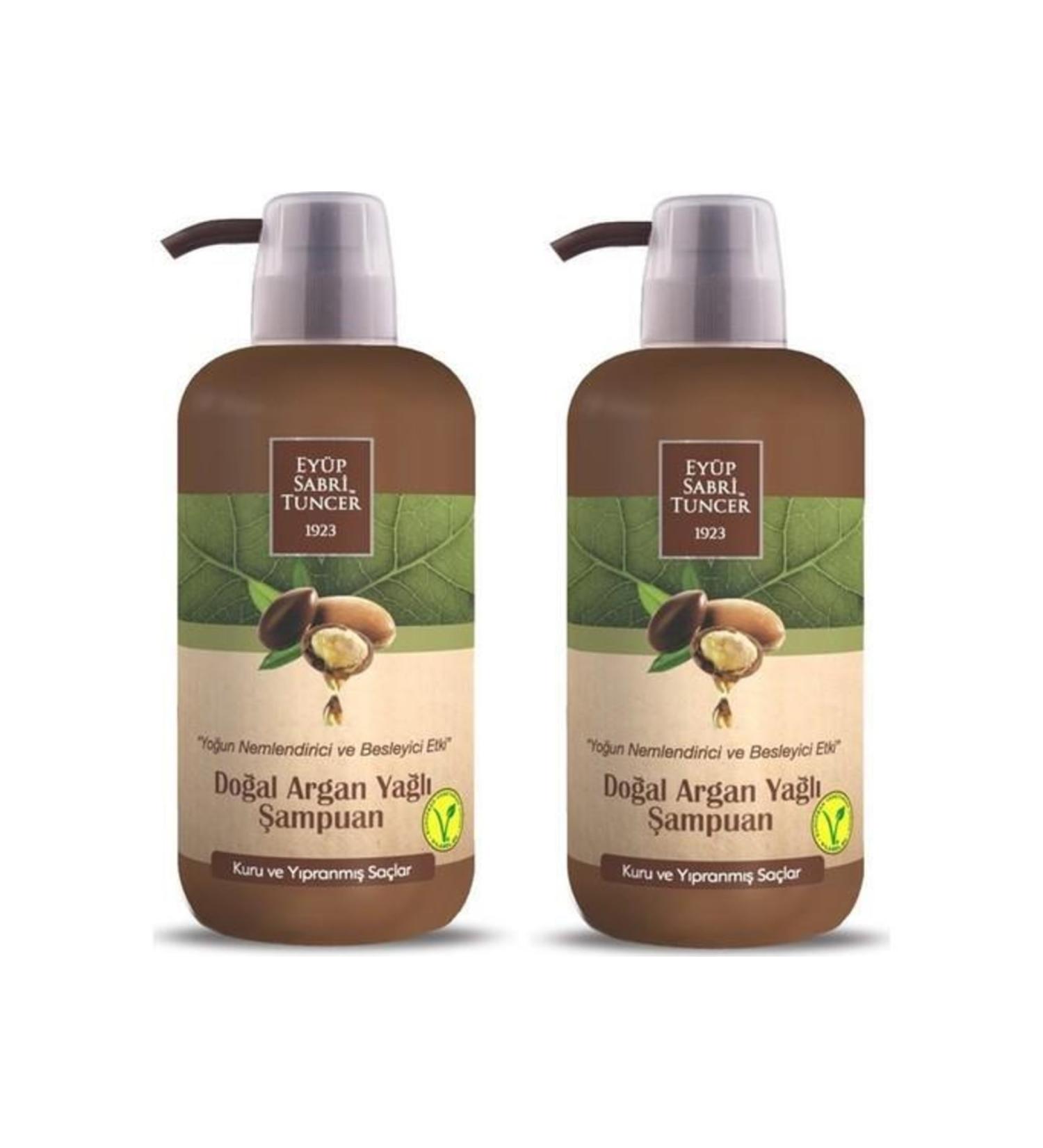 Ey p Sabri Tuncer Natural Argan Oil Shampoo 600 Ml X 2