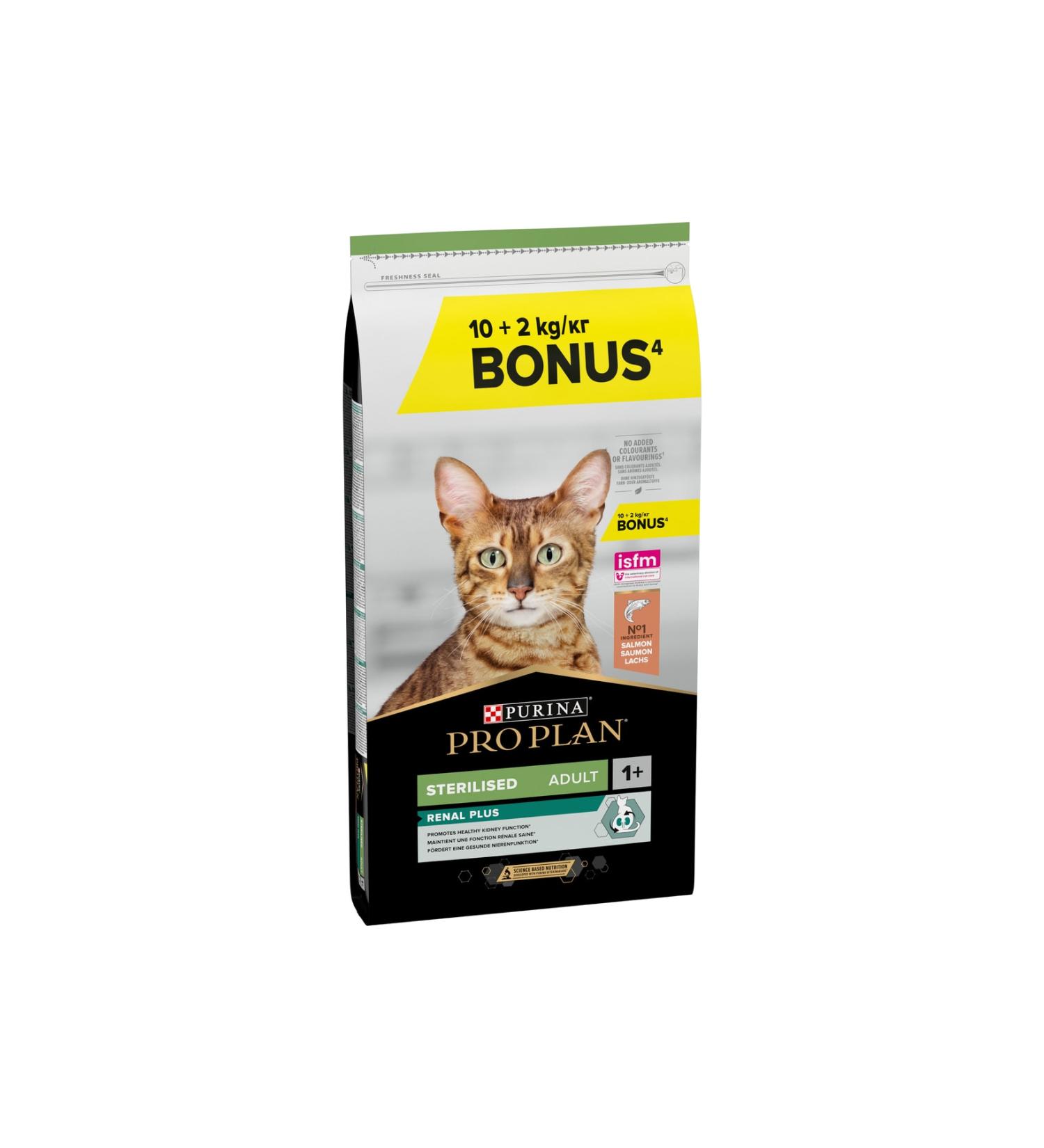 Pro Plan Salmon Sterilized Dry Cat Food 10+2 kg