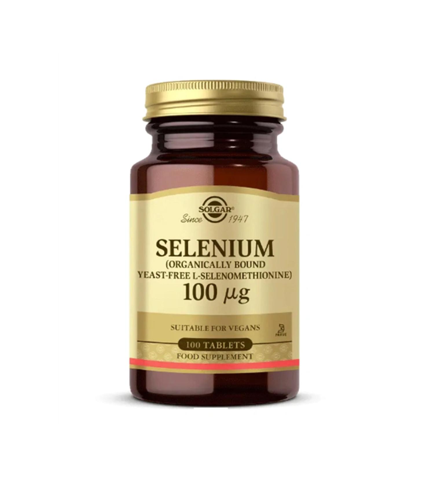 Solgar Selenium 100mcg 100 Tabs