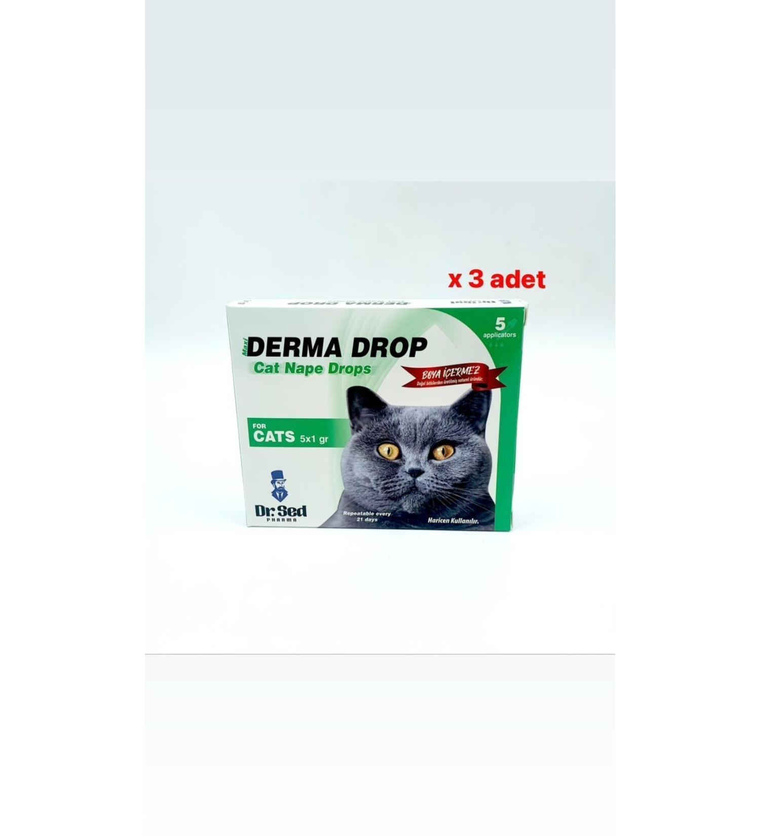 Dr.Sed Maxi Derma Cat Care Product 3 Pieces