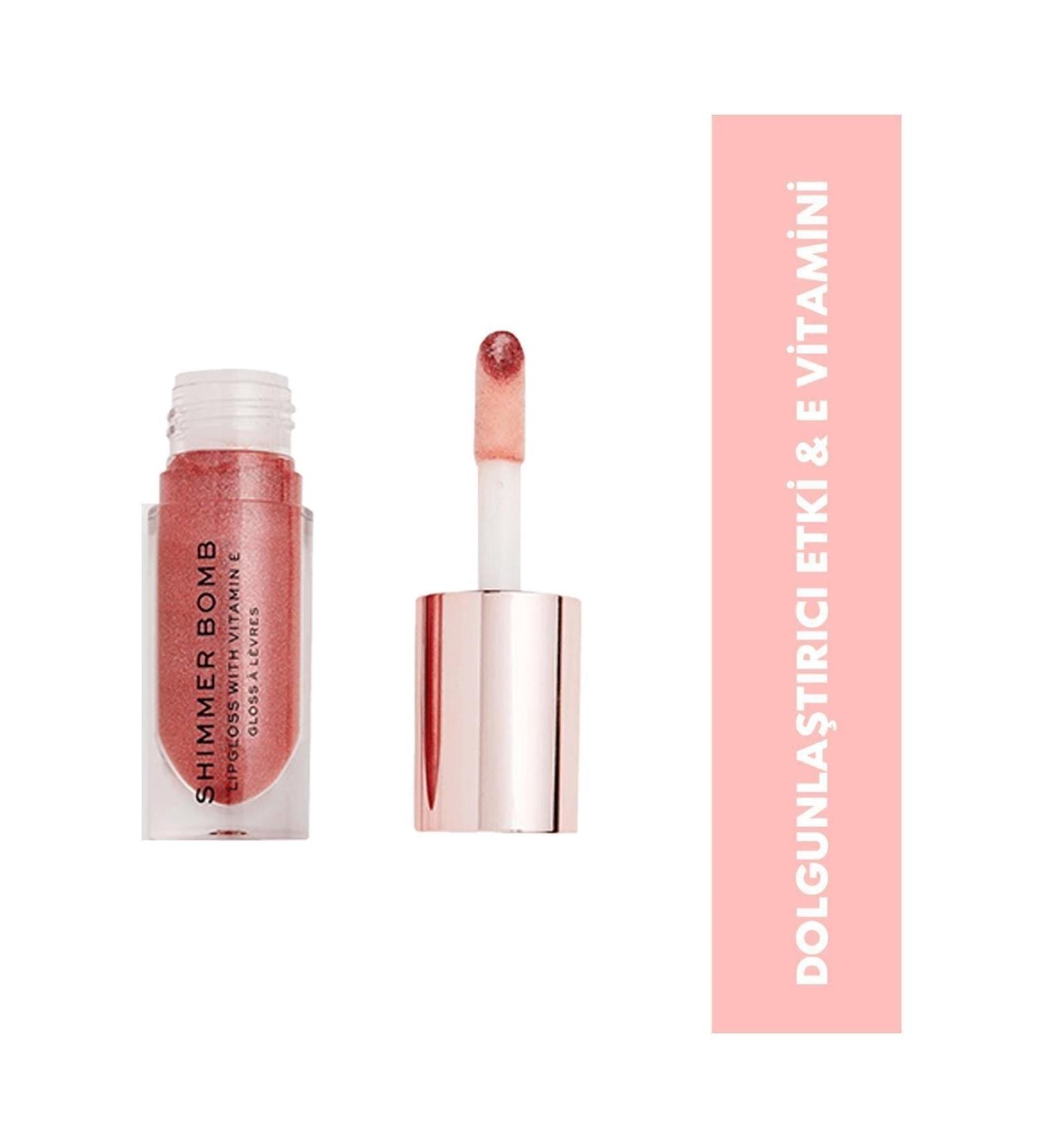 Revolution Shimmer Bomb Distortion Lip Gloss (vitamin E) - Buy Online on GoSupps.com
