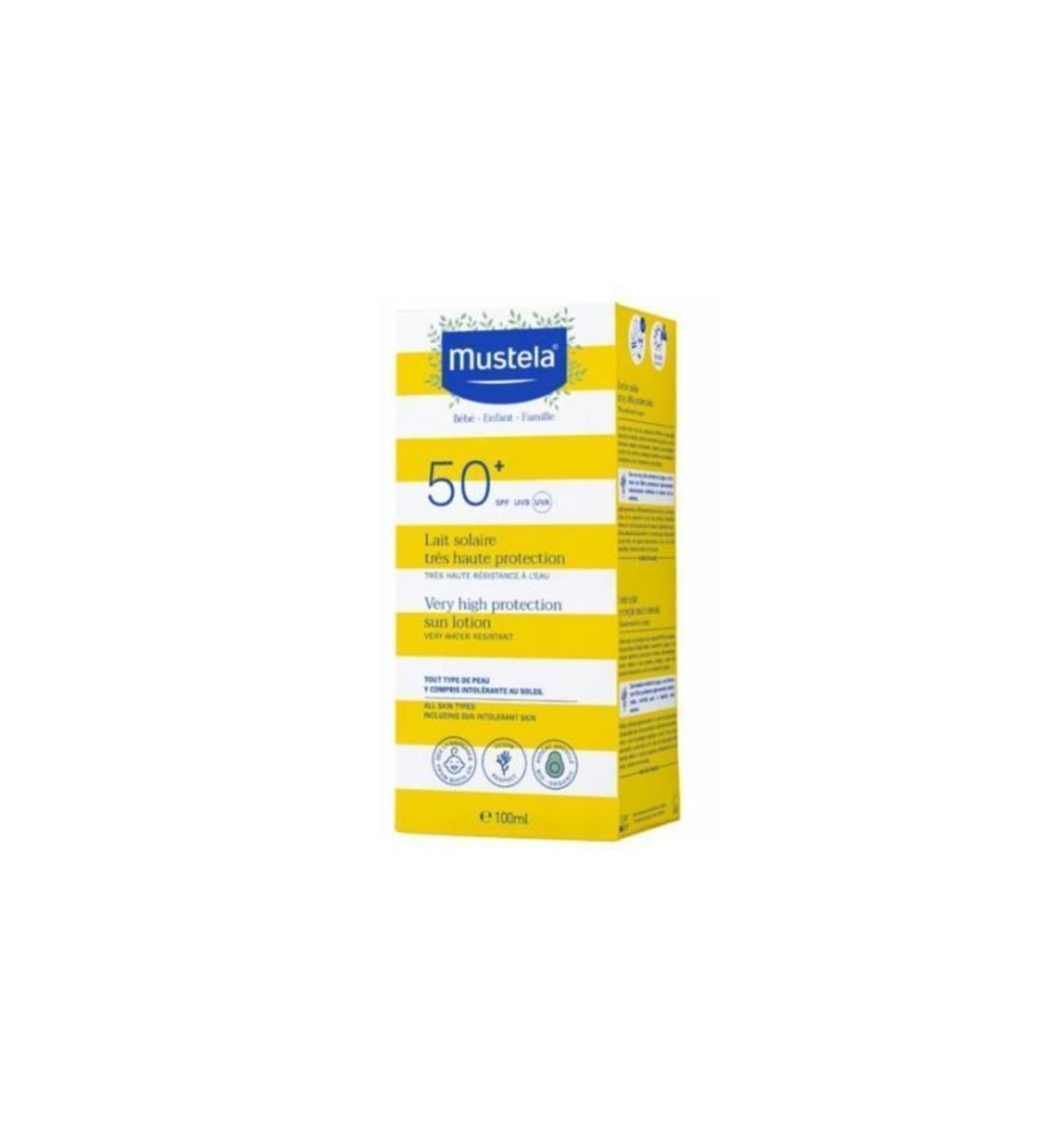 Mustela Very High Protection Factor Sun Lotion Spf50+ 100 Ml